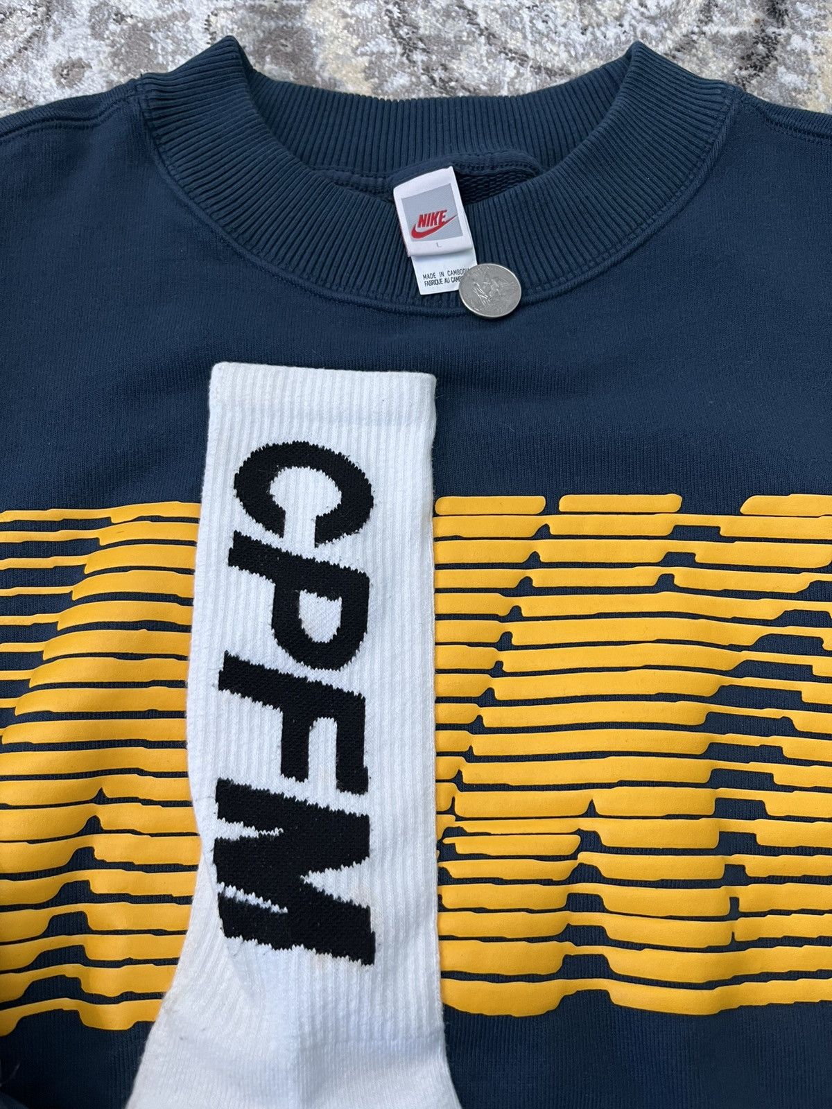 Cactus Plant Flea Market × Nike Nike x Cactus Plant Flea Market Sock Crewneck Sweatshirt Size US L / EU 52-54 / 3 - 2 Thumbnail