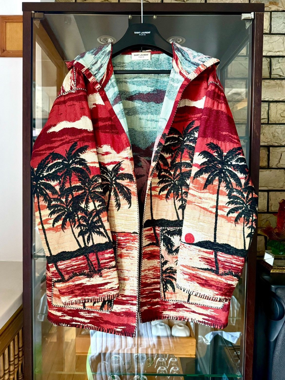 Saint Laurent★パームツリープリントフーディM Saint Laurent Palm Tree | Grailed