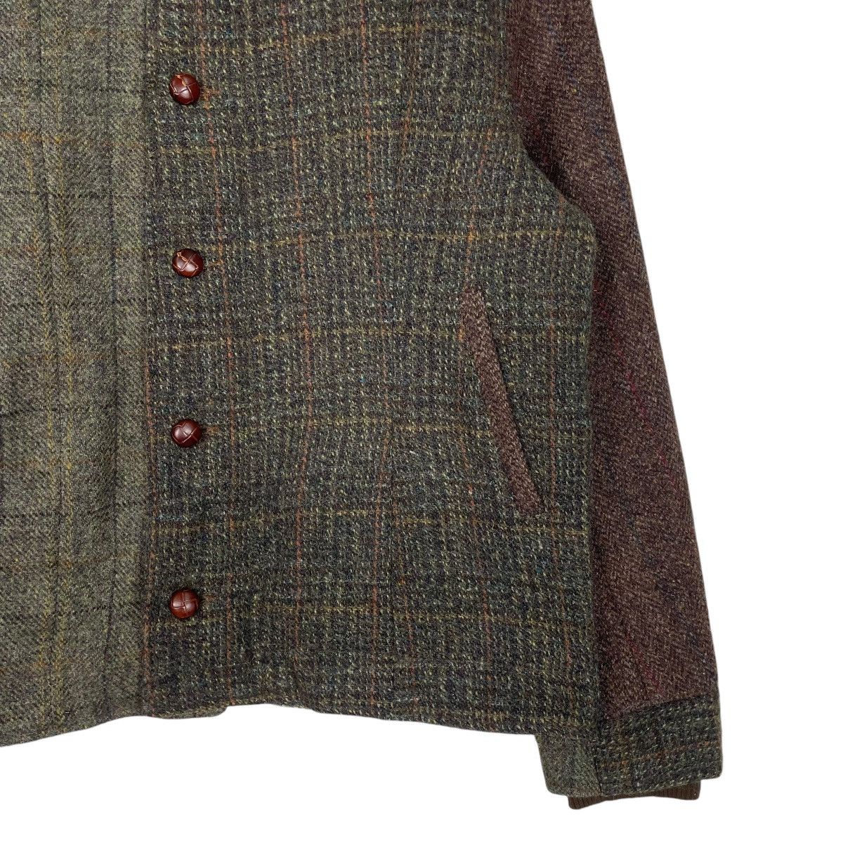 Harris Tweed × Japanese Brand 💥KEATON CHASE BY HARRIS TWEED BUTTON JACKET Size US M / EU 48-50 / 2 - 4 Thumbnail