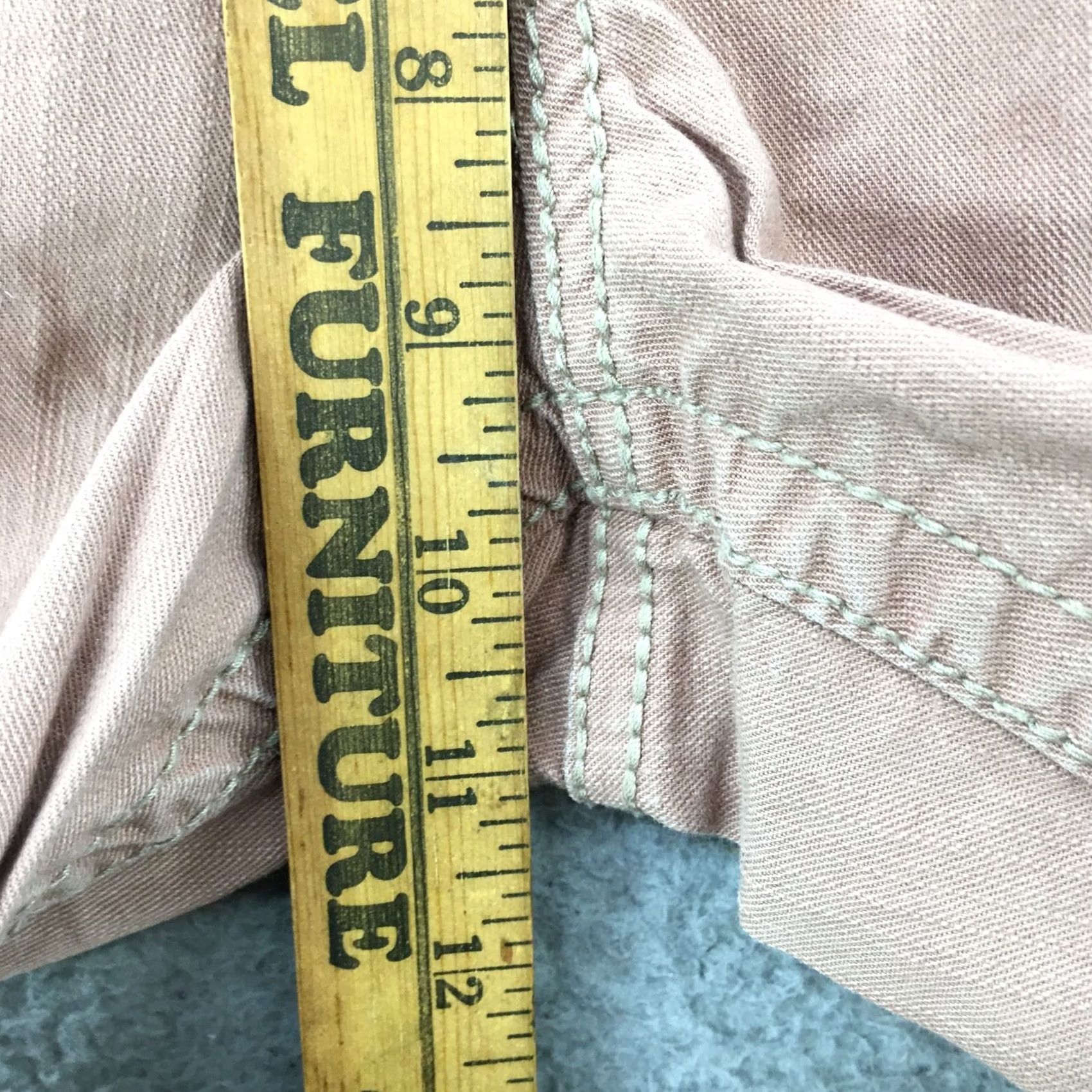 Nine West VINTAGE Nine West Skimmer Shorts Womens 14/32 Dusty Pink Mid Rise Flat Front Zip Size 36" / US 14 / IT 50 - 6 Thumbnail