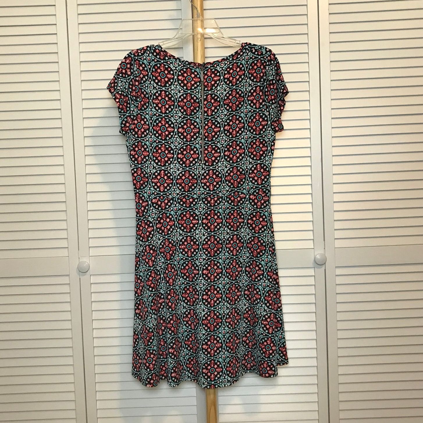 Michael Kors Michael Kors Scoop Neck Cap Sleeve Midi A-line Dress L Size L / US 10 / IT 46 - 2 Thumbnail