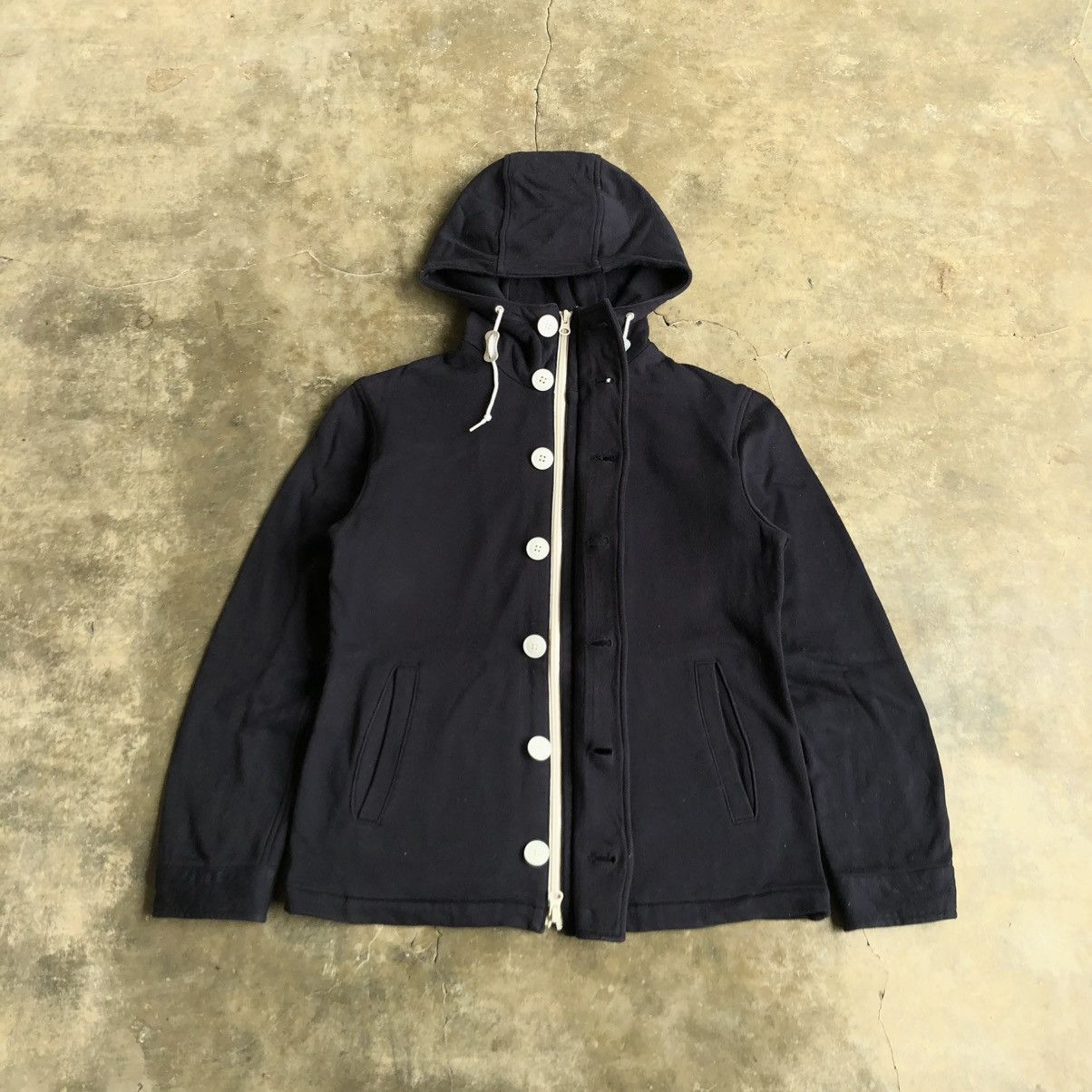 Beams Plus 2000s Beams Japan Button/Zipper Hoodie Black Ifsixwasnine Size US S / EU 44-46 / 1 - 6 Thumbnail