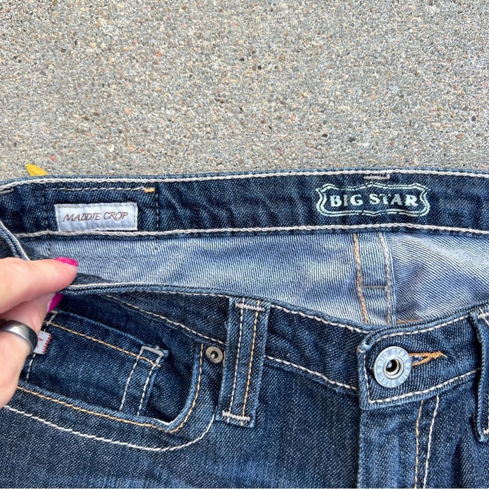 Big Star Big Star Maddie Crop Jeans Size 29 Size 29" - 2 Thumbnail