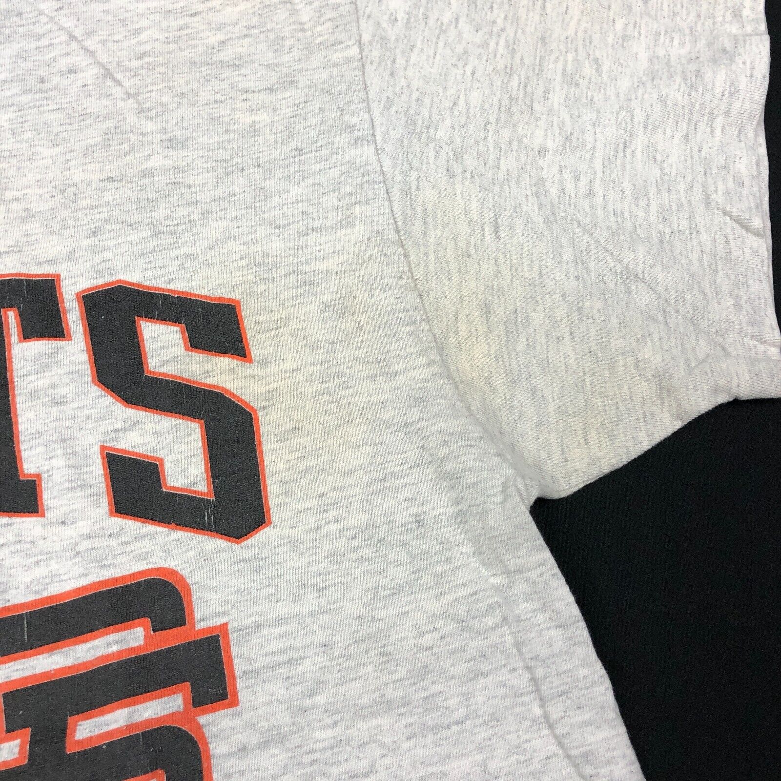 MLB × Vintage Vintage 1989 Logo 7 San Fran Giants Spellout Logo Grey Tee Size US L / EU 52-54 / 3 - 4 Thumbnail