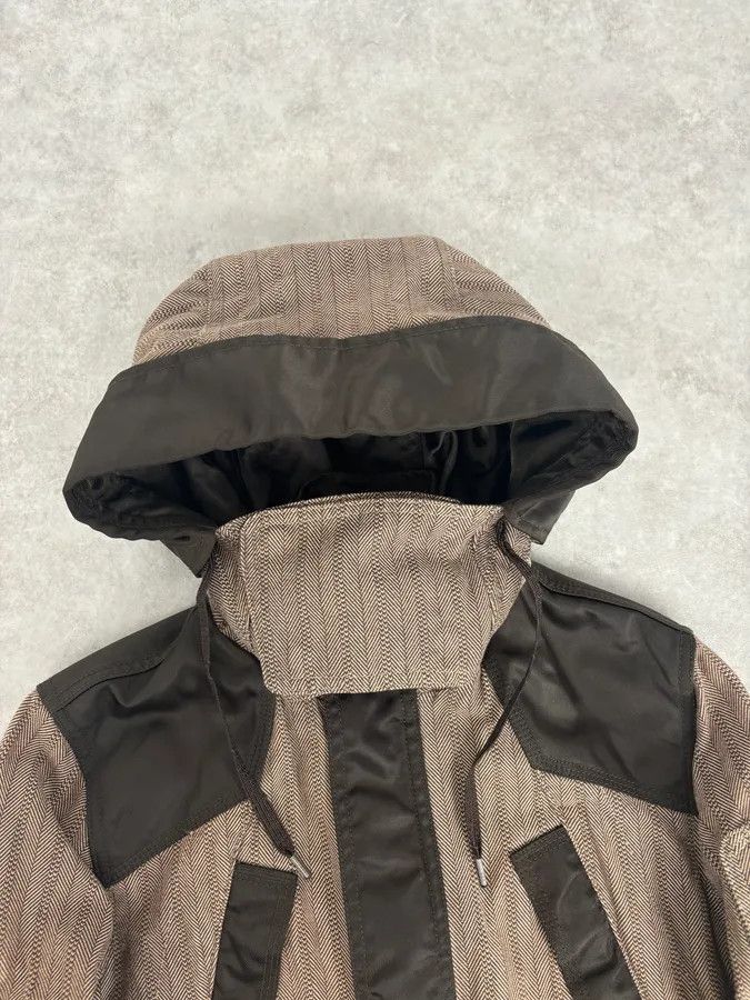 Diesel 2000s Diesel Brown Nylon Contrast Panel Cargo Jacket Size US S / EU 44-46 / 1 - 4 Thumbnail