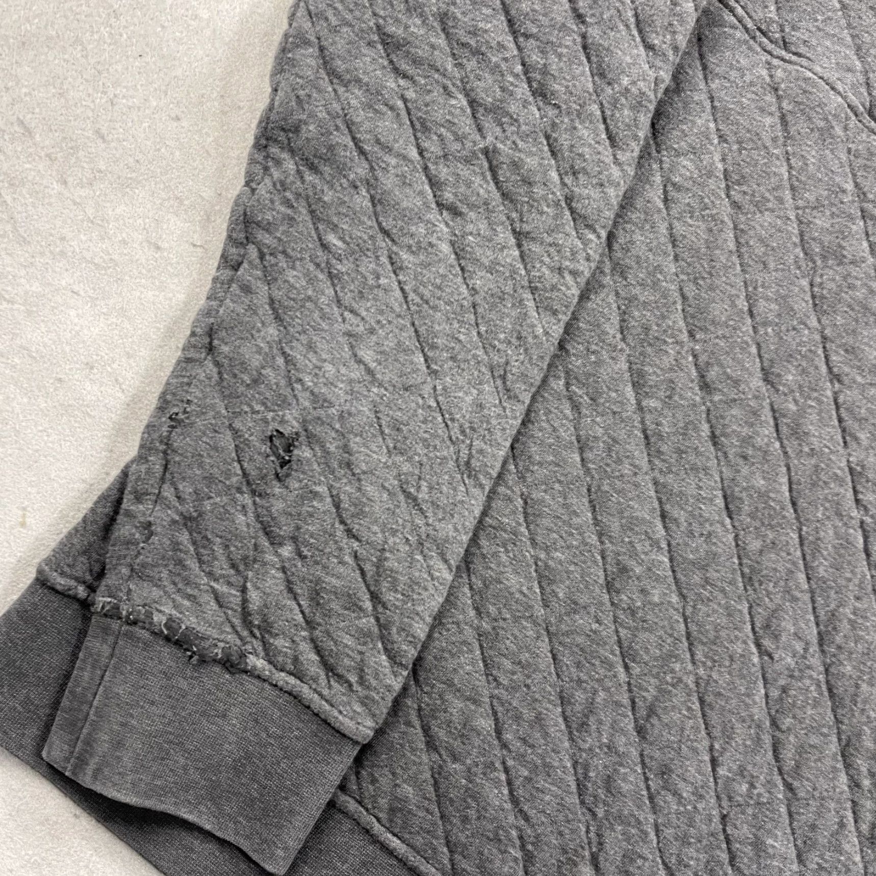 Patagonia Patagonia Jacket Mens Large Gray Quilted Snap T Pullover Organic Cotton Read Size US L / EU 52-54 / 3 - 4 Thumbnail