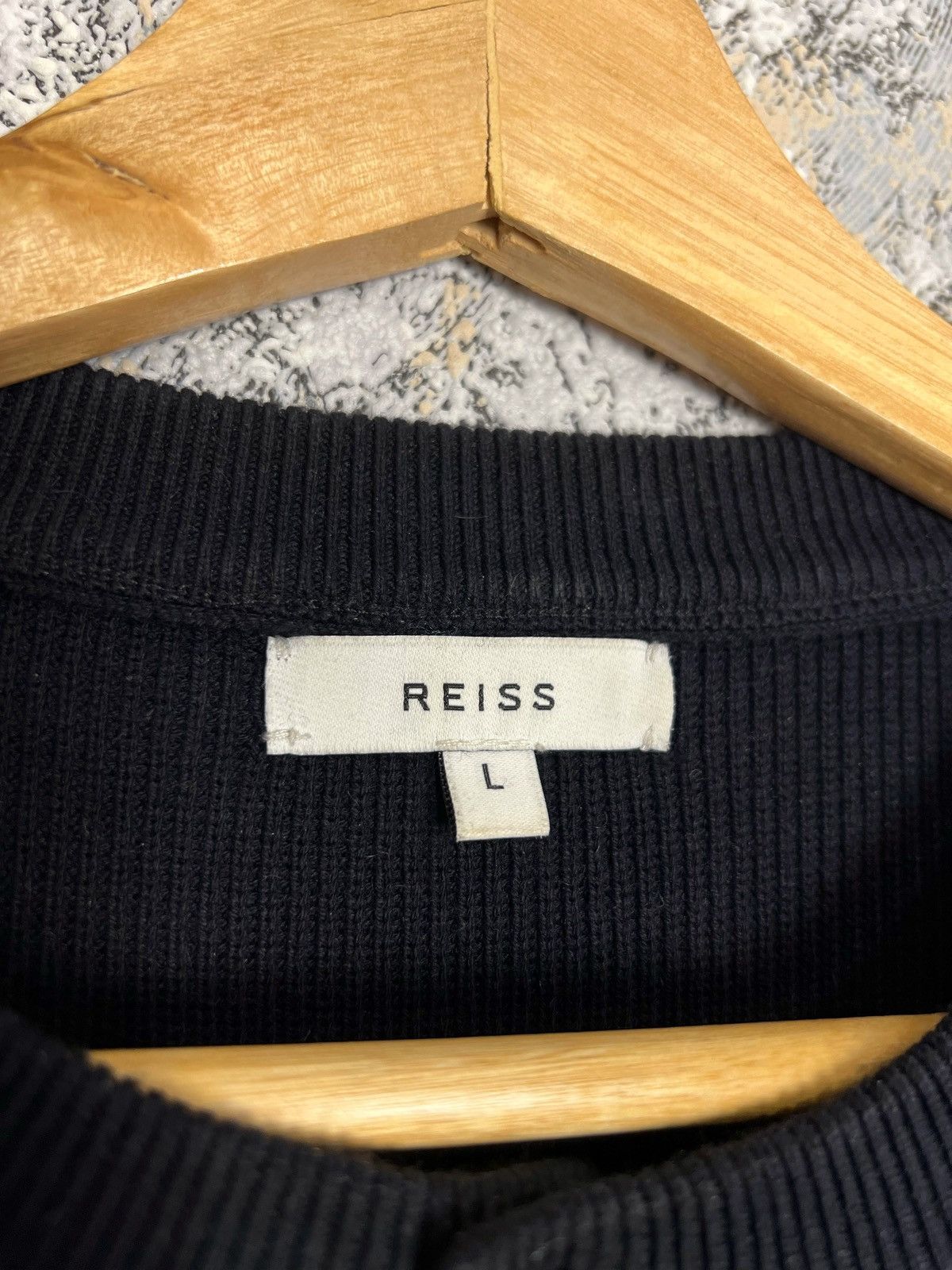 Reiss Reiss Long Sleeve Button Sweatshirt Luxury Sweater Pullover Size US L / EU 52-54 / 3 - 2 Thumbnail