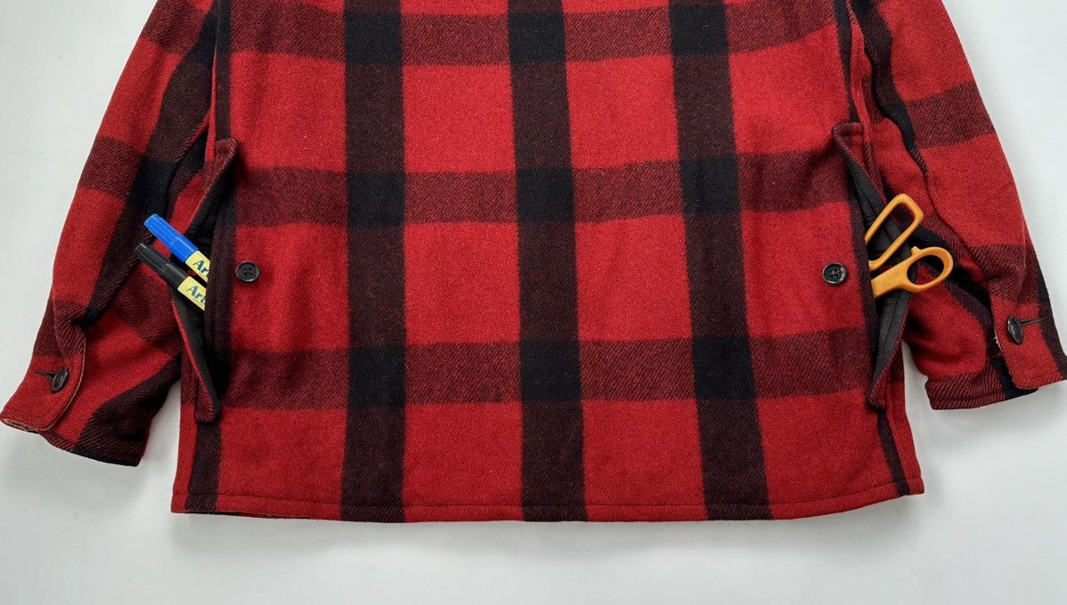 Chippewa 50s Chippewa Mackinaw Red Plaid Wool Hunting Jackets Size US L / EU 52-54 / 3 - 6 Thumbnail