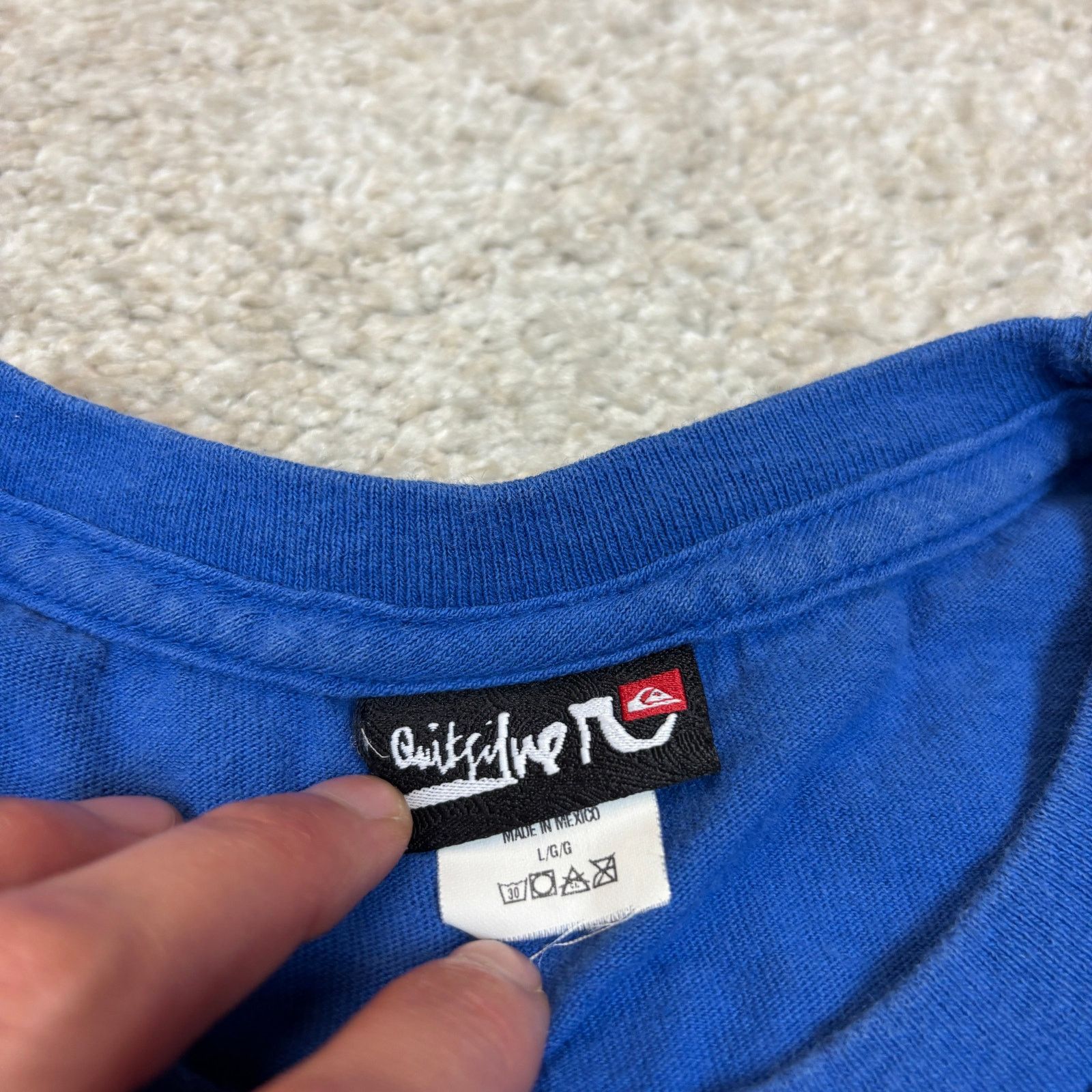 Quiksilver × Vintage Vintage Y2K Quiksilver Retro Logo Shirt Men's L Skater Surf Size US L / EU 52-54 / 3 - 5 Thumbnail