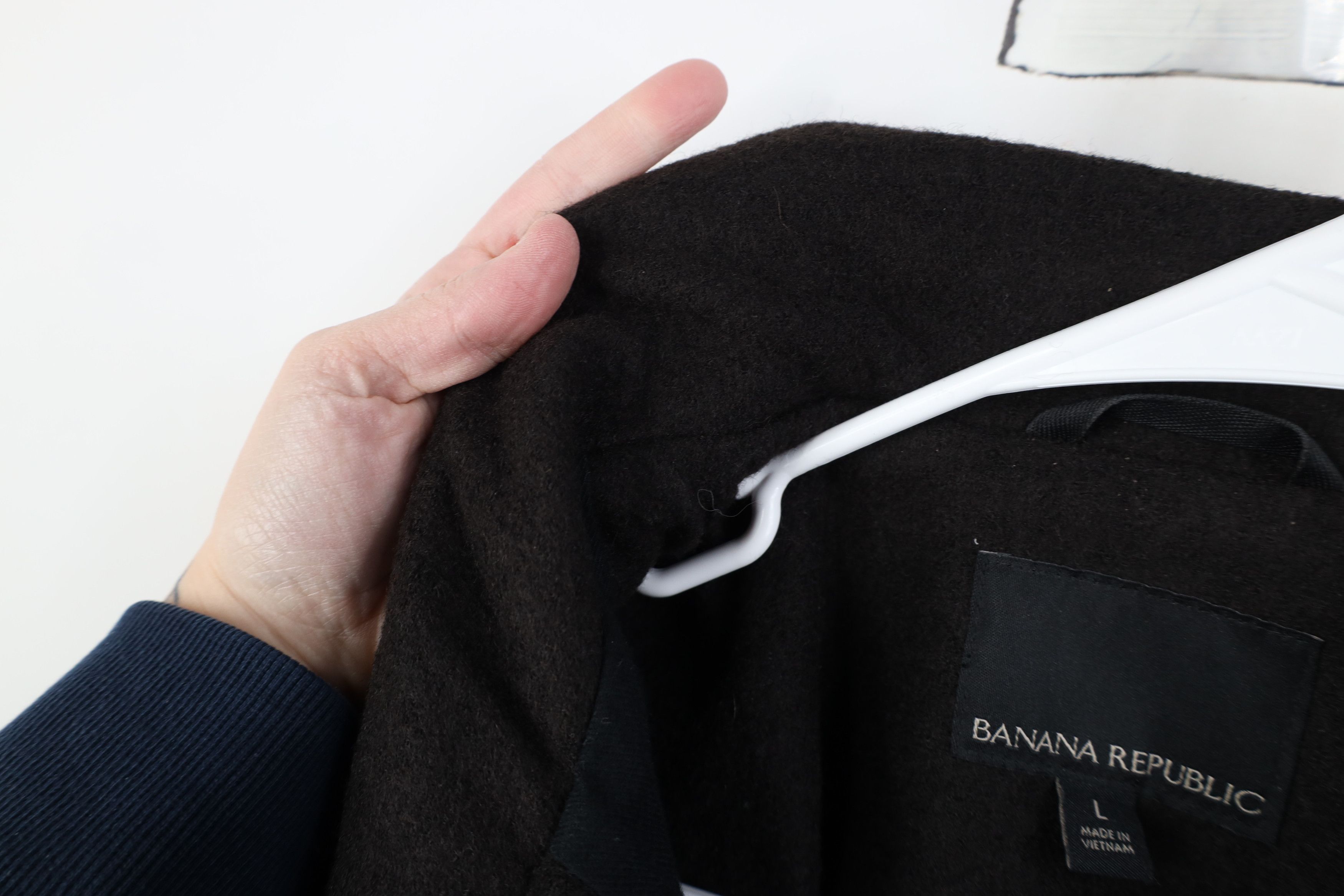 Banana Republic Banana Republic Wool Button Trucker Jacket Chocolate Brown Size US L / EU 52-54 / 3 - 5 Thumbnail