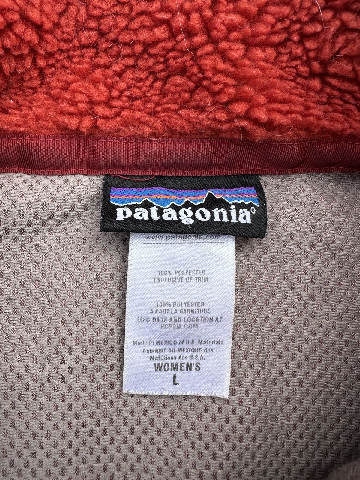 Patagonia Red/burnt orange patigonia fleece jacket Size L / US 10 / IT 46 - 4 Thumbnail