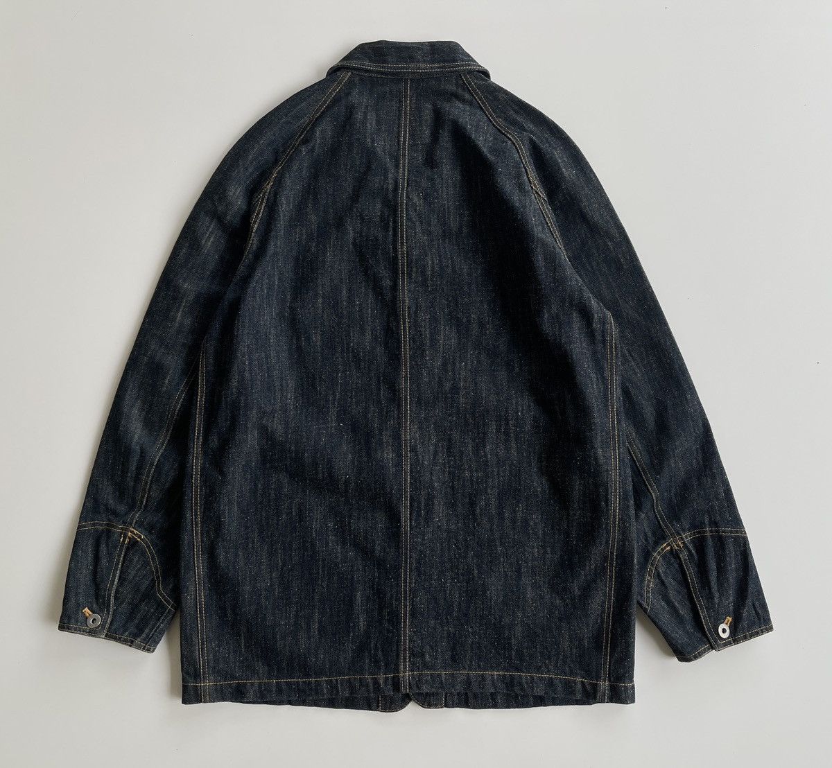 Japanese Brand Vintage Takeo Kikuchi Blue Indigo Denim Jacket Size US M / EU 48-50 / 2 - 3 Thumbnail