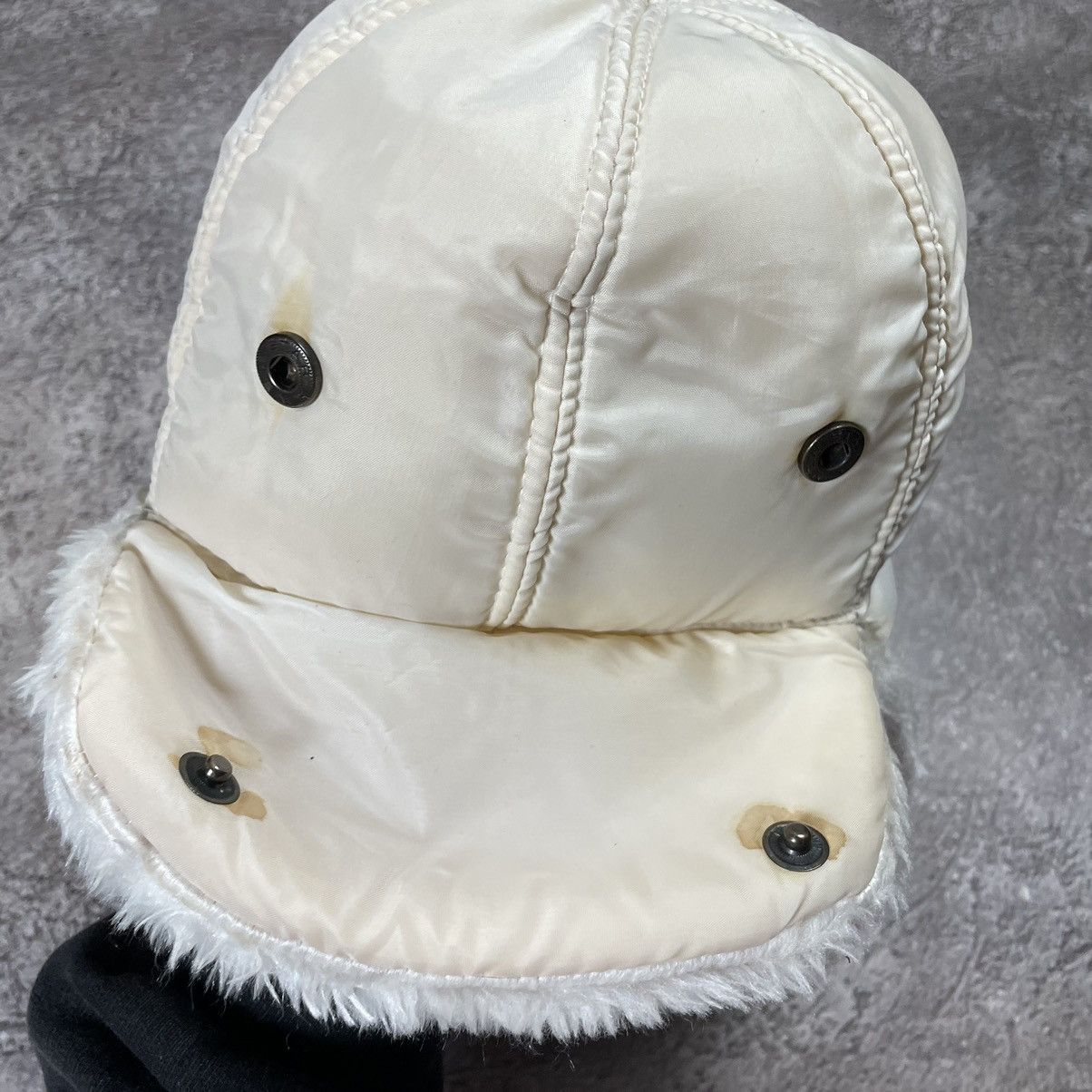 Kangol Vintage 90s Alt Beanie Mohair Ushanka Faux American VTg Size ONE SIZE - 7 Thumbnail