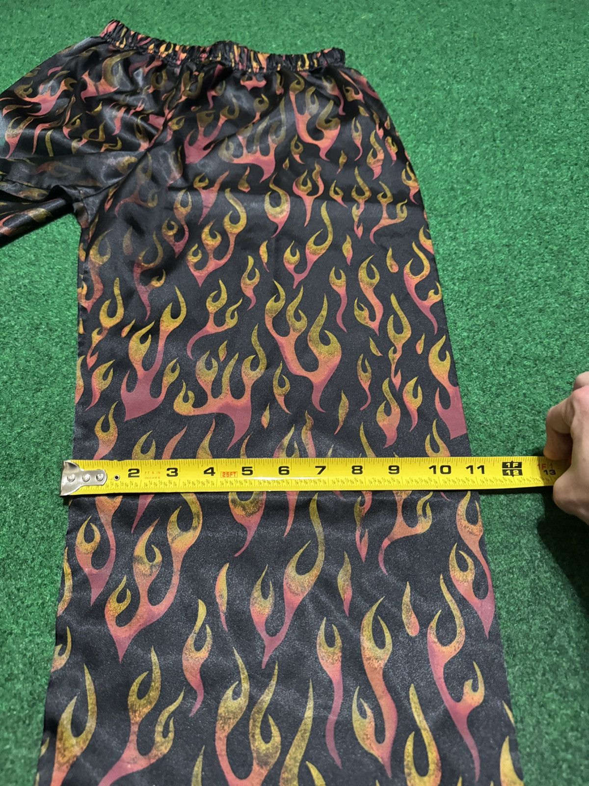 Vintage Vintage 80s 90s Flames Flame Print Retro Medium 24x30 Pants Size US 26 / EU 42 - 7 Thumbnail