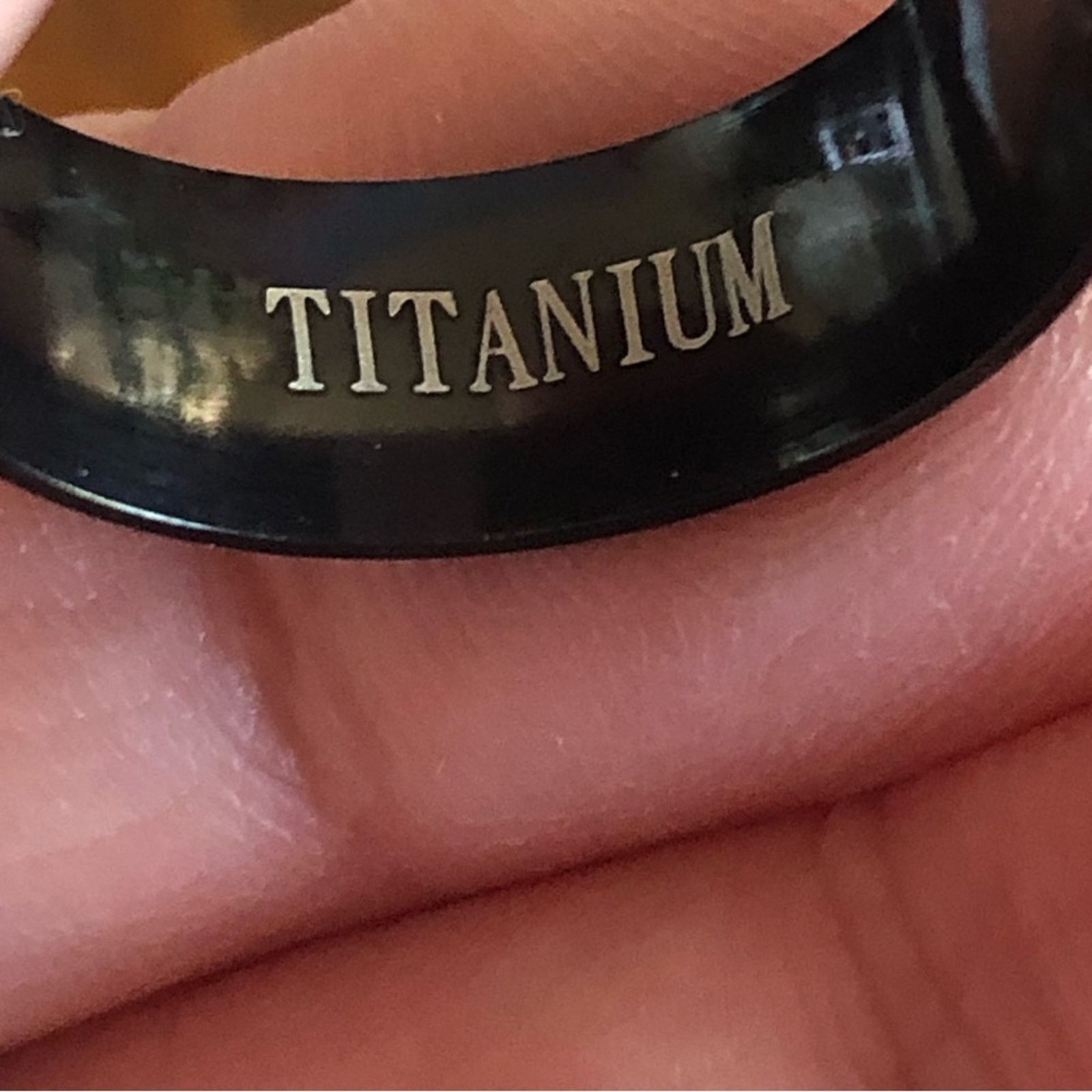 Jewelry Men’s matte frosted titanium steel band ring NWT 12 Size ONE SIZE - 6 Thumbnail