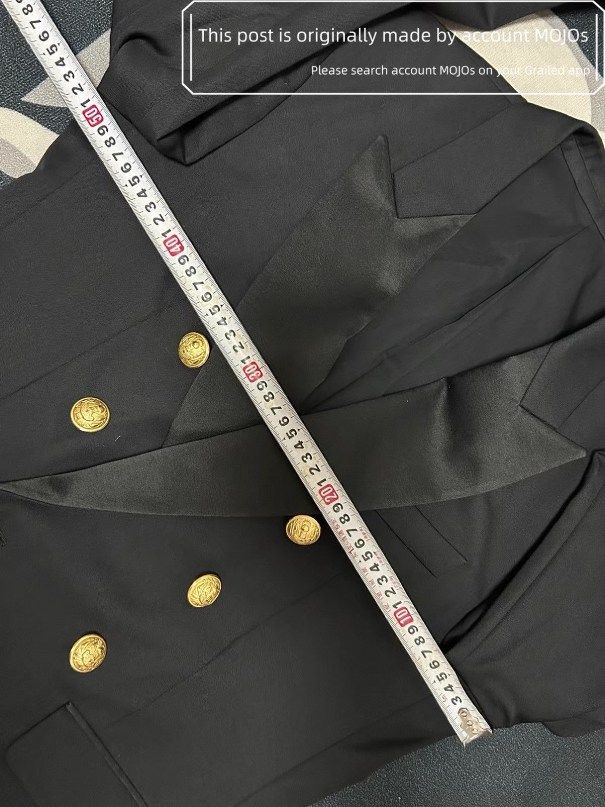 Balmain Sz 48 Balmain Double Breasted Golden Buttons Blazer mojos203 Size US M / EU 48-50 / 2 - 4 Thumbnail