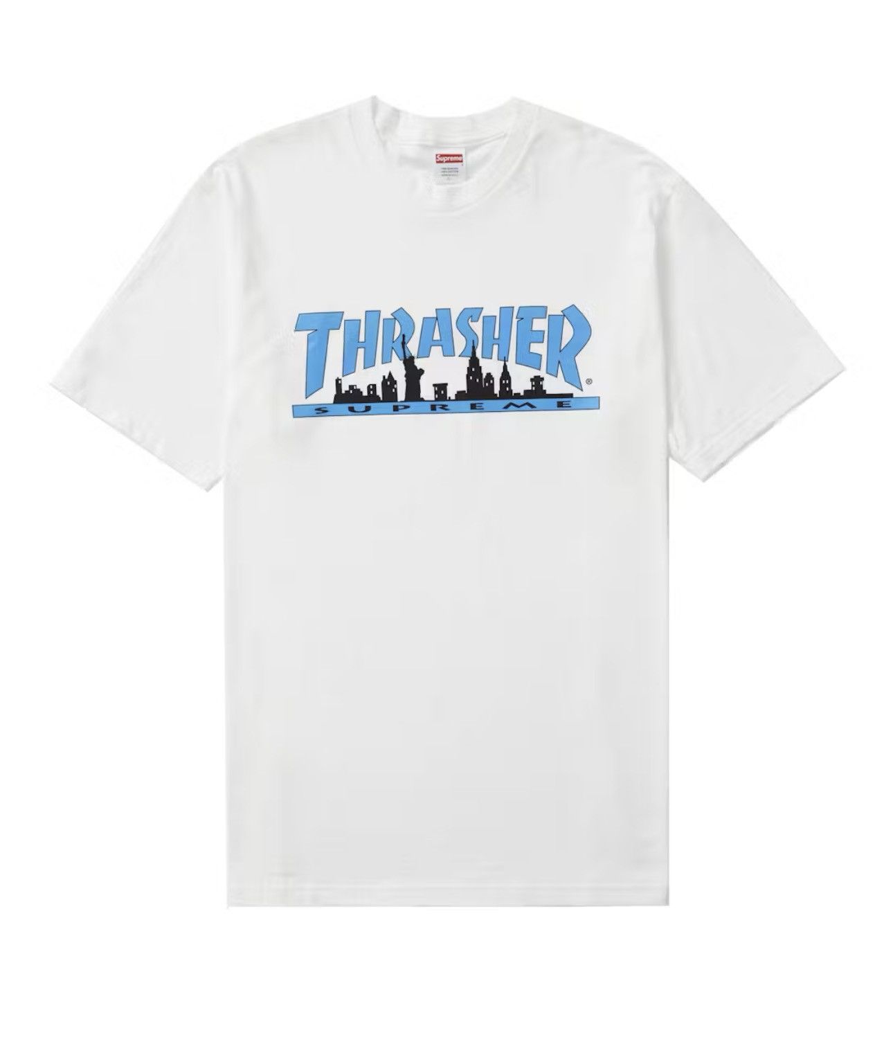 Supreme × Thrasher Supreme Thrasher Skyline Tee White Size US M / EU 48-50 / 2 - 3 Thumbnail