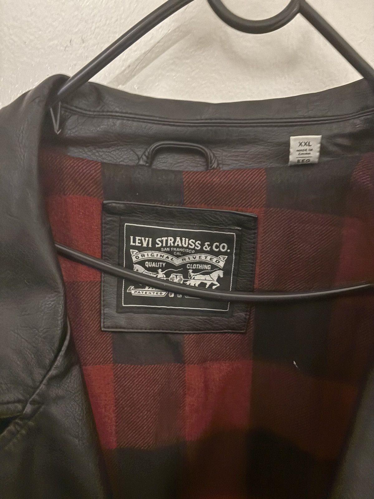 Levi's Levi Leather Jacket Size US XXL / EU 58 / 5 - 4 Thumbnail