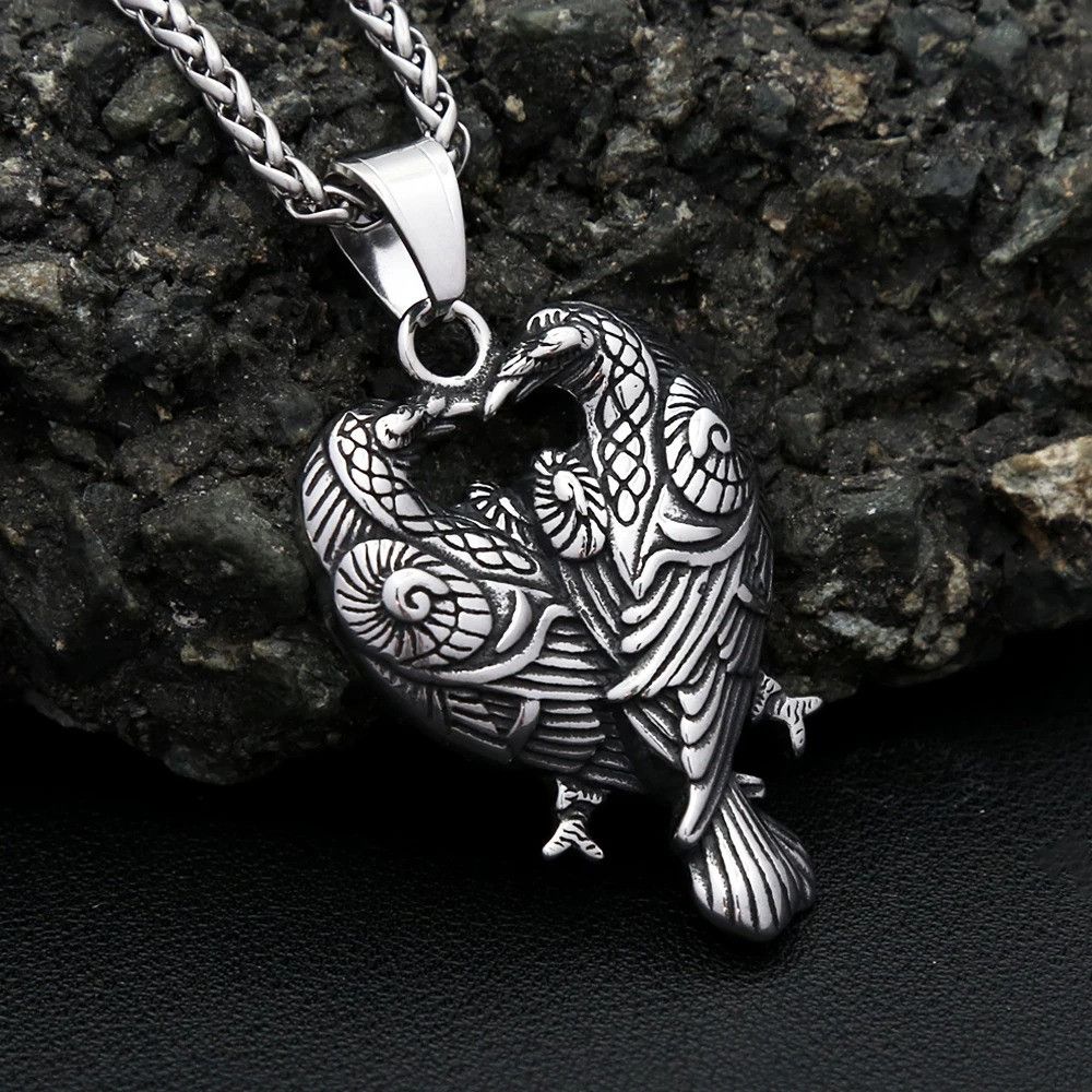 Other Double Raven Pendant Necklace Size ONE SIZE - 4 Thumbnail