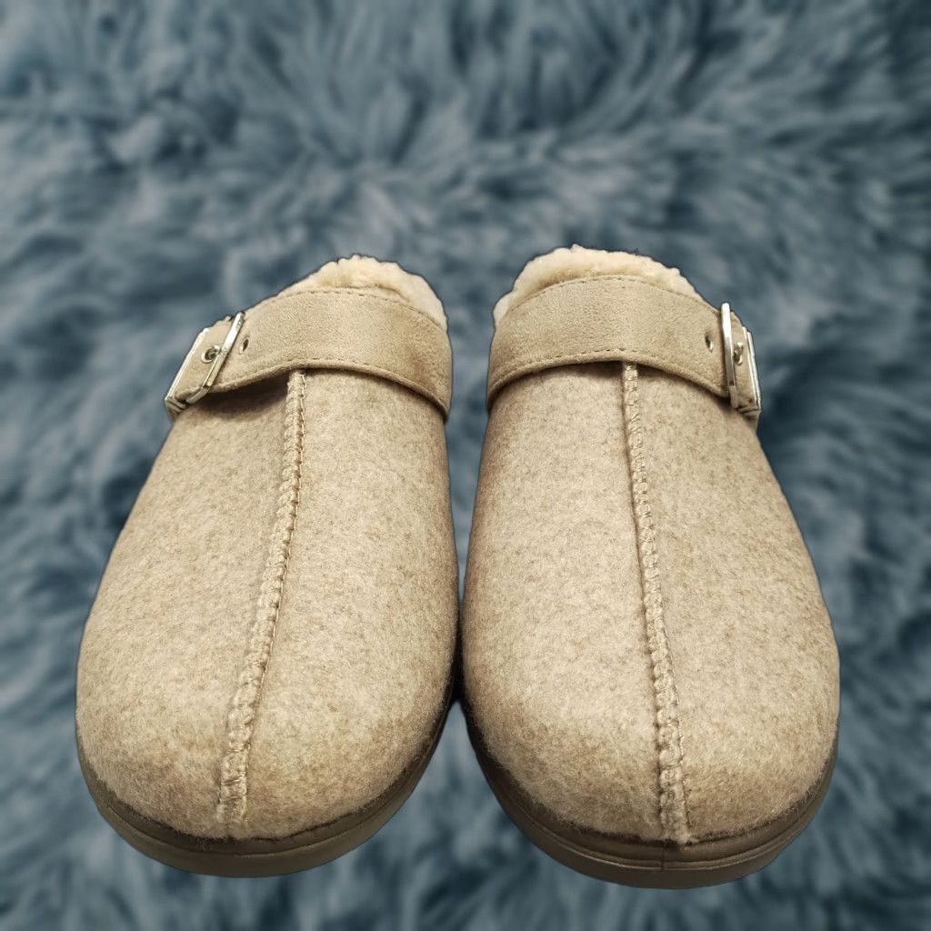 Vintage LifeStride Bzees Eternity Mule Slippers Womens Size 10M Beige Upper Fabric Size ONE SIZE - 1 Thumbnail