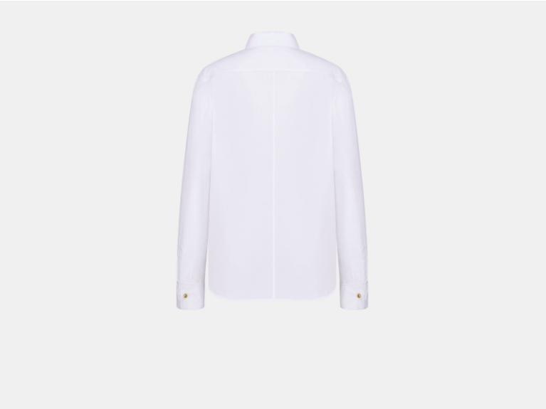 Dior o1w1db11225 451B28 Blouse in White/Black Size M / US 6-8 / IT 42-44 - 2 Thumbnail