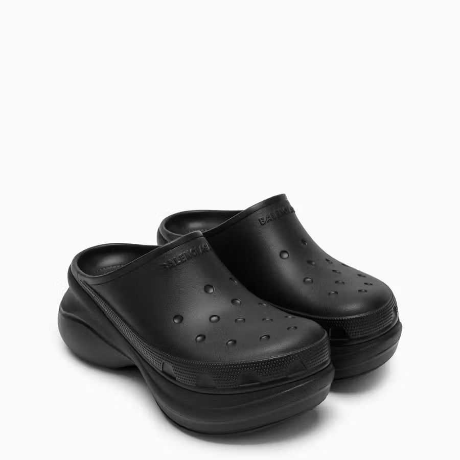 Balenciaga os11x0124 Crocs Mule in Black Size US 12 / EU 45 - 1 Thumbnail