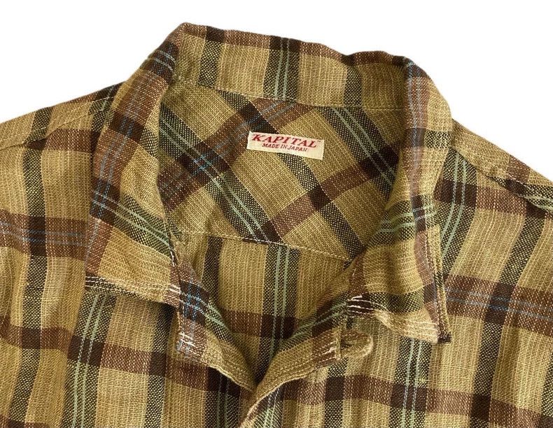 Kapital Kapital Vintage linen plaid short sleeves Size US XS / EU 42 / 0 - 8 Thumbnail
