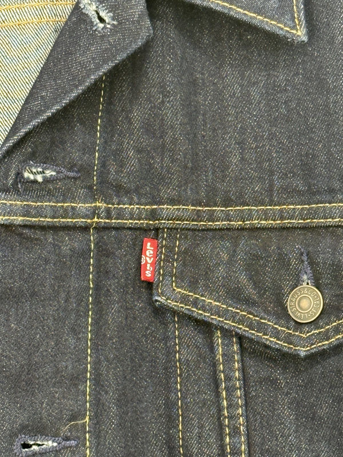 Levi's Levi’s Men’s Trucker Denim Jacket – Dark Indigo (Size 2XL) Size US XXL / EU 58 / 5 - 2 Thumbnail
