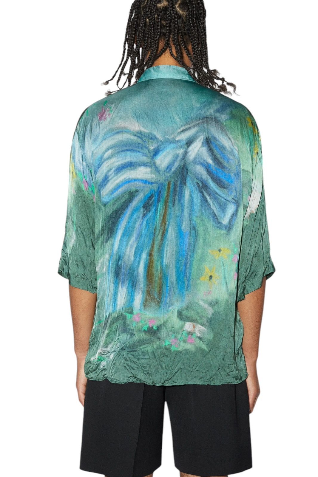 Acne Studios Wrinkle Viscose Abstract Shirt Size US S / EU 44-46 / 1 - 3 Thumbnail