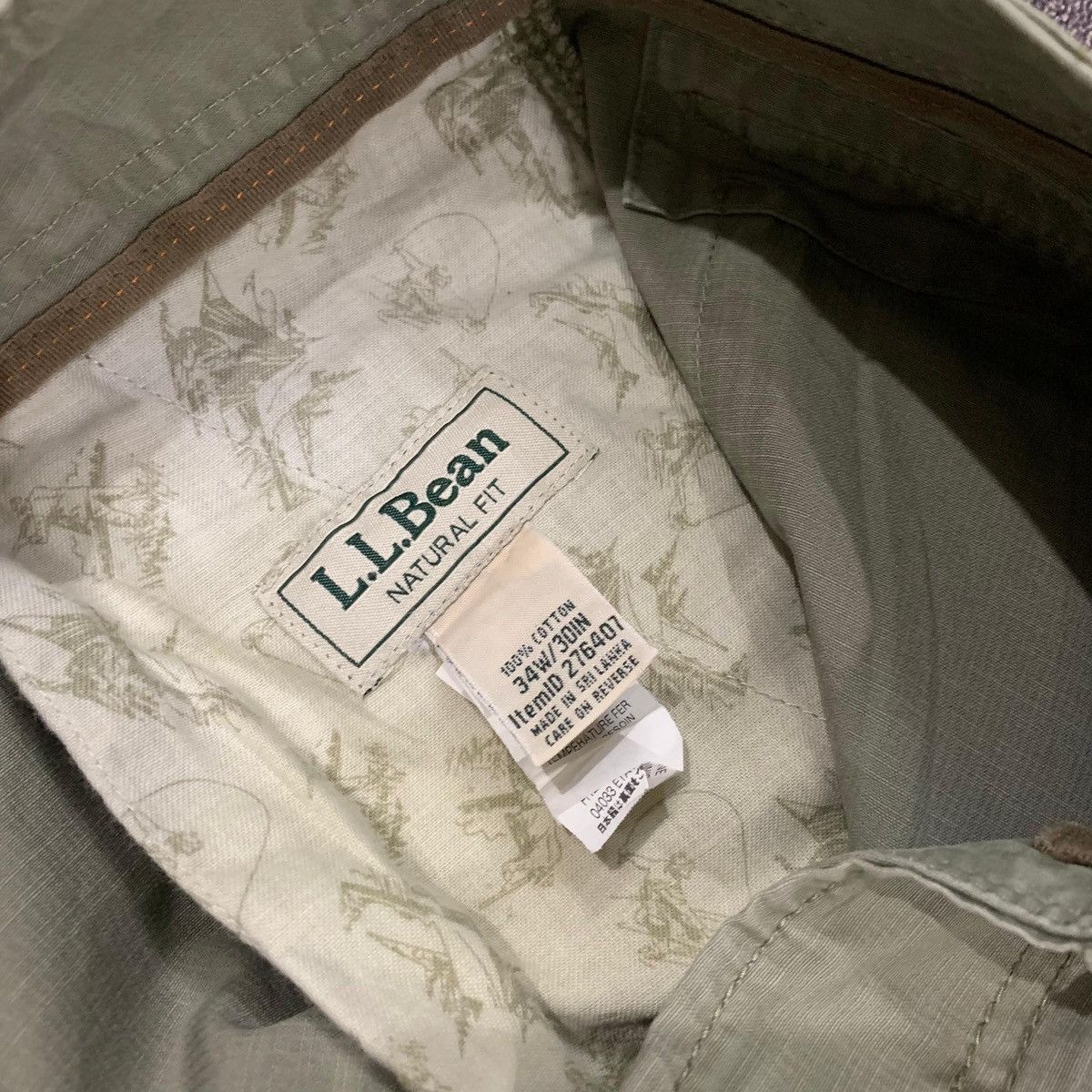 L.L. Bean L.L.Bean Cargo Pants Size US 35 - 6 Thumbnail
