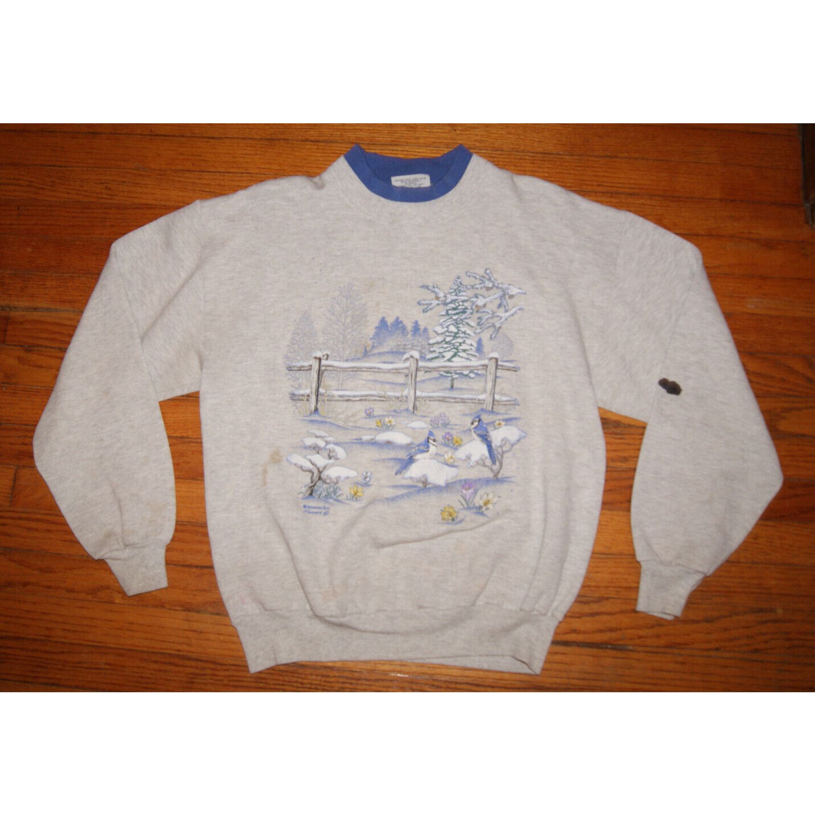 Other VTG Blue Jay Country Women M Sweatshirt Morning Sun USA Size M / US 6-8 / IT 42-44 - 2 Thumbnail