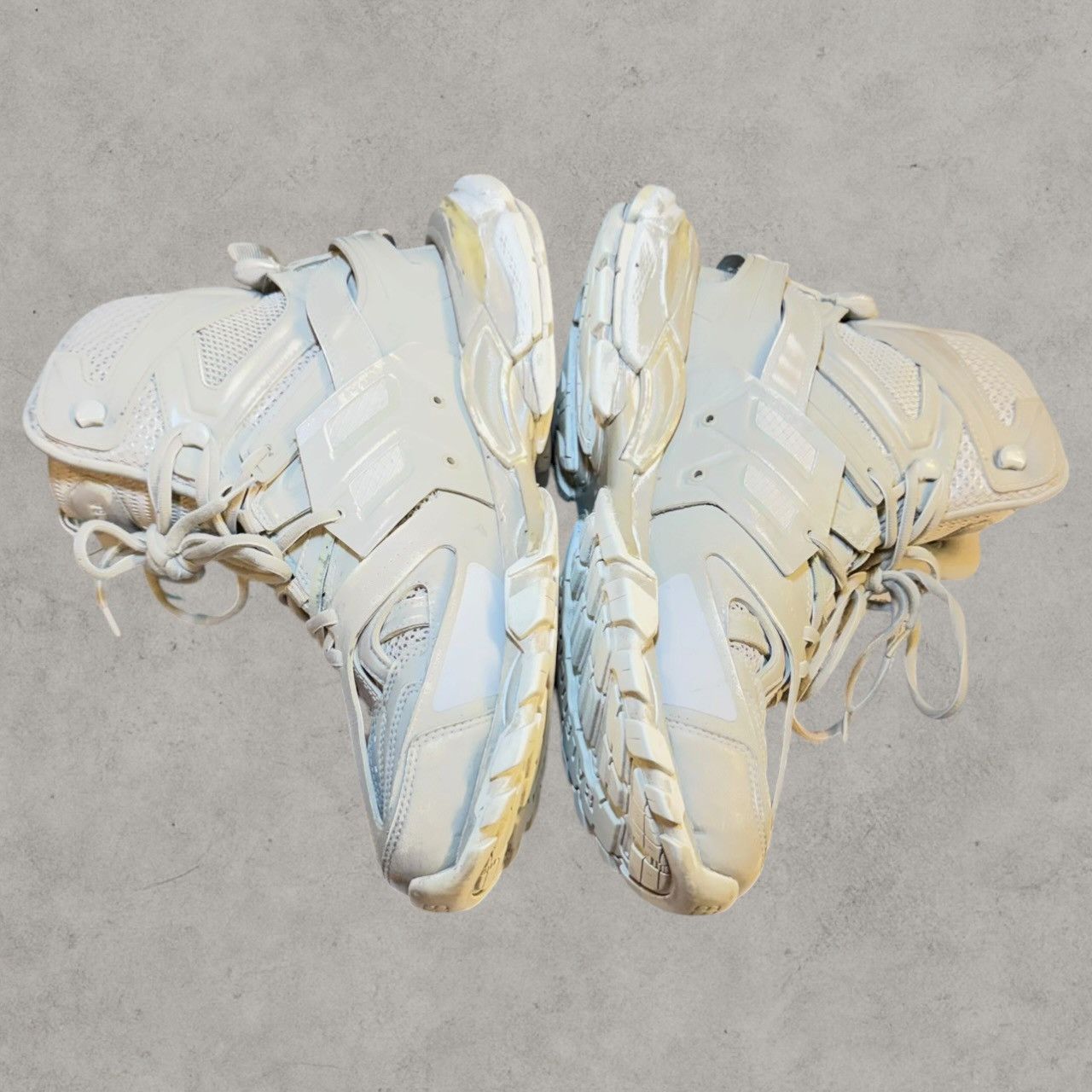 Balenciaga Balenciaga Track Hike Distressed Beige Boots Sz 43 Size US 10 / EU 43 - 4 Thumbnail