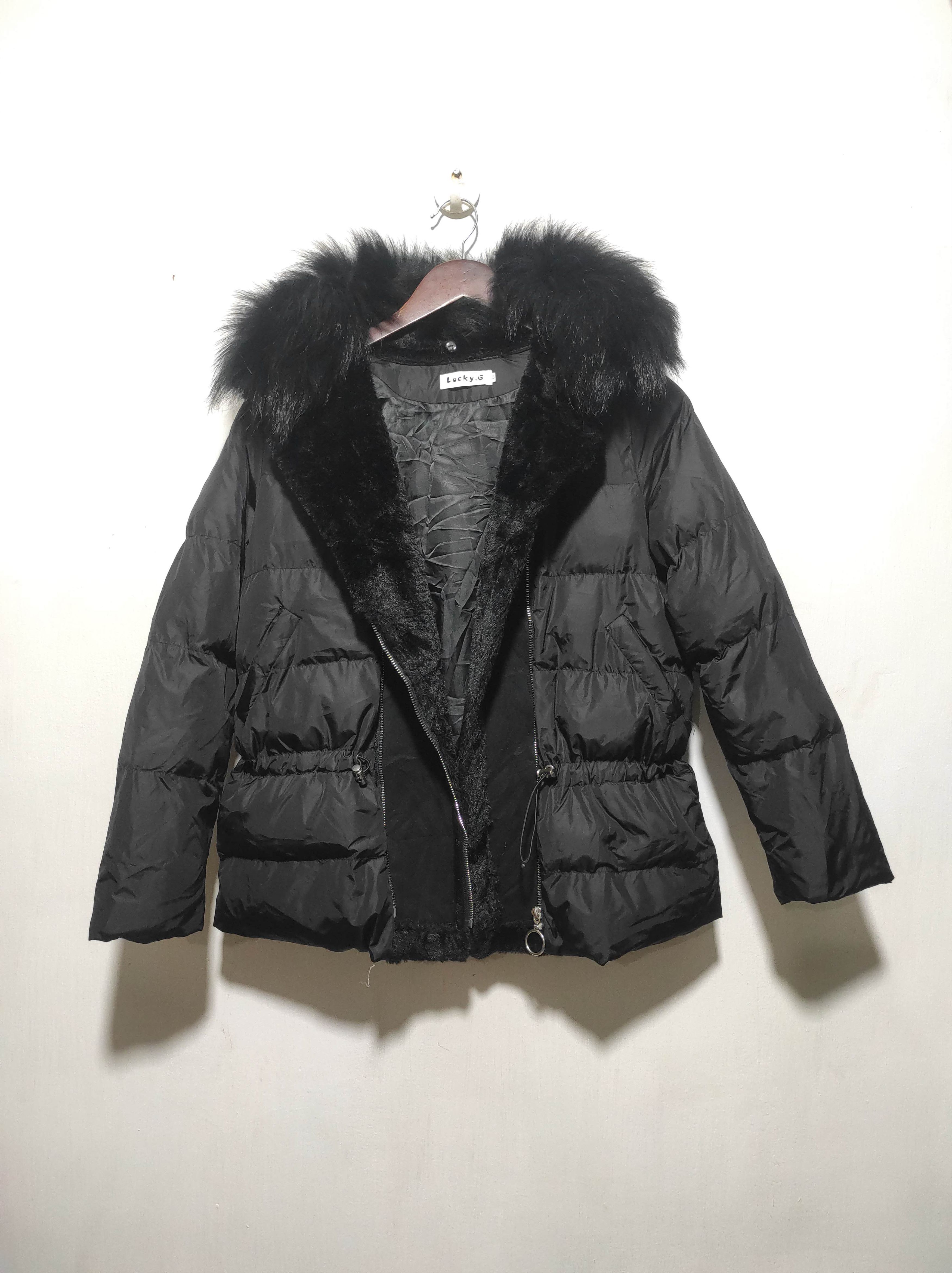 If Six Was Nine Locky.G Puffer Fur Jacket Size M / US 6-8 / IT 42-44 - 2 Thumbnail