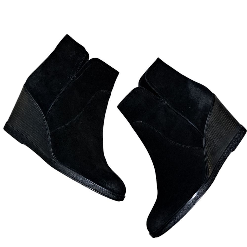 Kenneth Cole Kenneth Cole Reaction Dot-Ation Leather Suede Wedge Ankle Bo Size US 11 / IT 41 - 11 Thumbnail