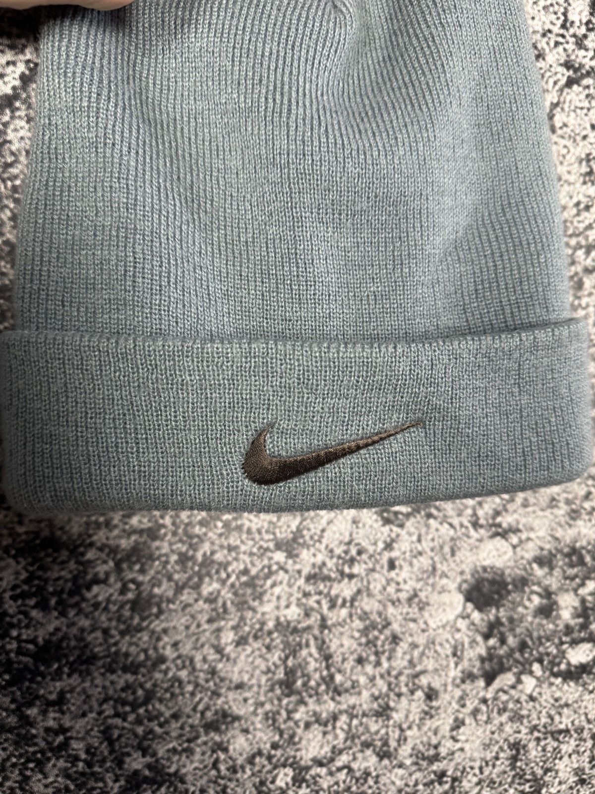 Nike Vintage 90s Nike Beanie Hat Swoosh Logo Streetwear Y2K Size ONE SIZE - 5 Thumbnail