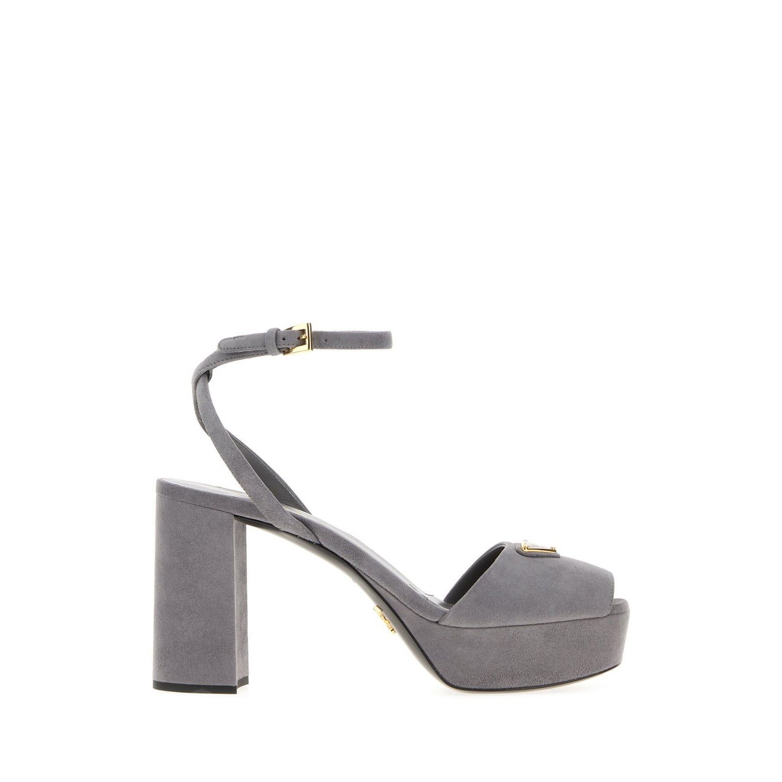 Prada PRADA Platform Gray Suede 110mm Heel Sandals New And Authent Size US 11 / IT 41 - 5 Thumbnail
