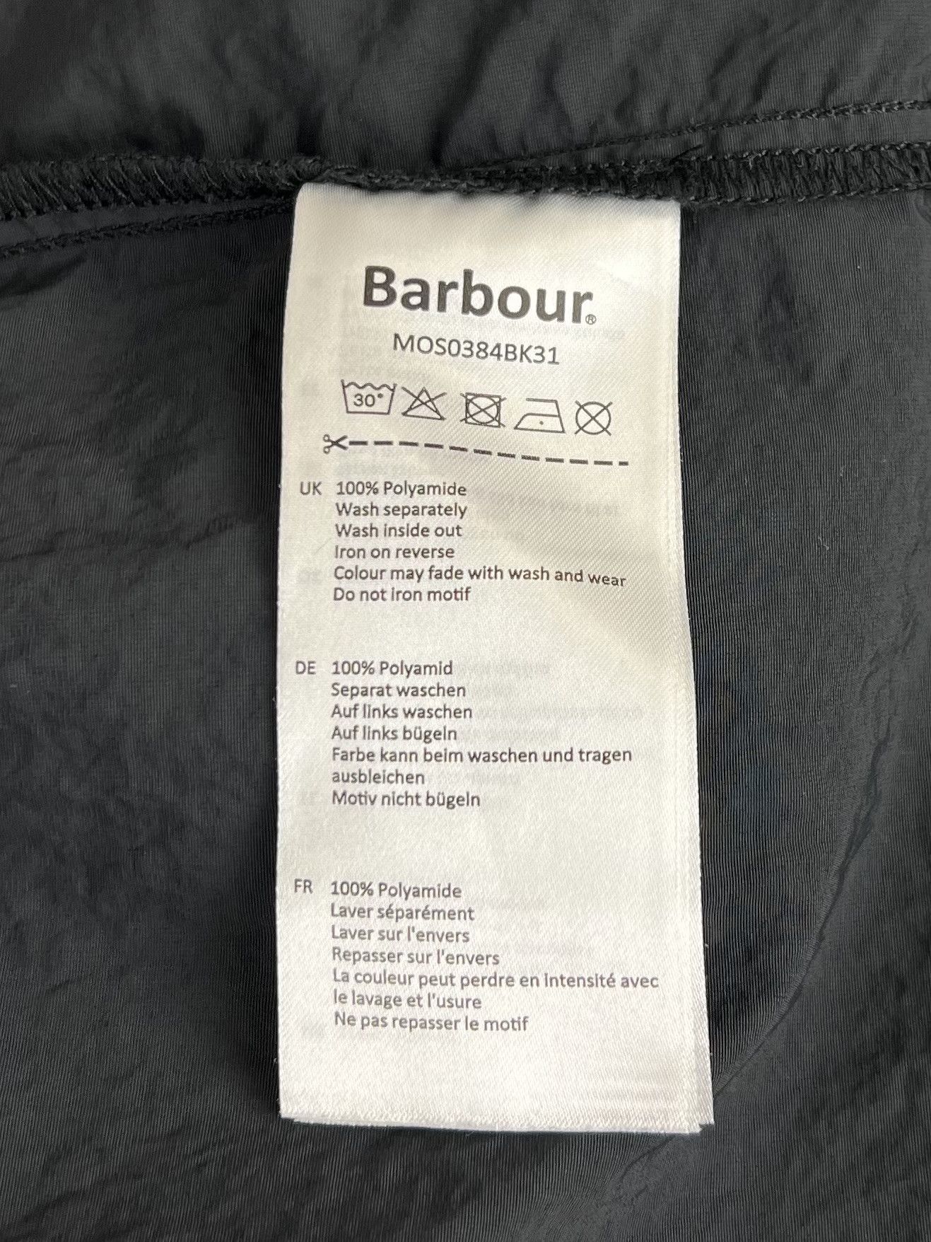 Barbour BARBOUR INTERNATIONAL Jacket Overshirt Pocket Logo Navy Mens Size US M / EU 48-50 / 2 - 11 Thumbnail