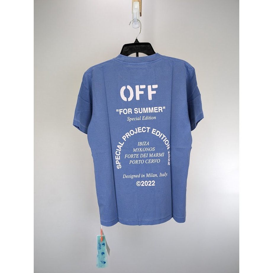 Off-White o1rshd1 SMR-Ibiza T-Shirt in Blue White Size US S / EU 44-46 / 1 - 15 Thumbnail