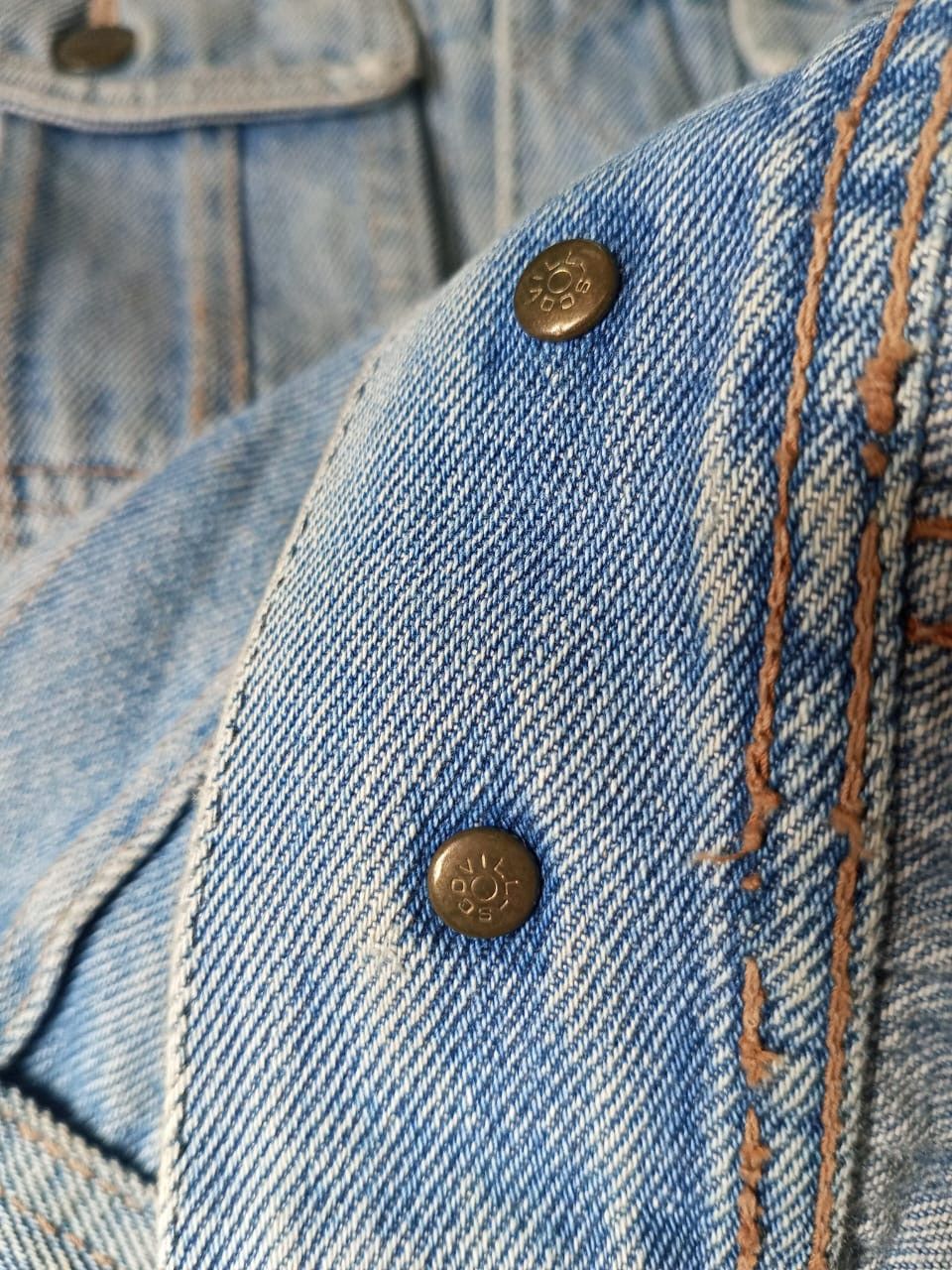 Edwin A05 Vintage Edwin Denim Trucker Jacket Size US L / EU 52-54 / 3 - 8 Thumbnail