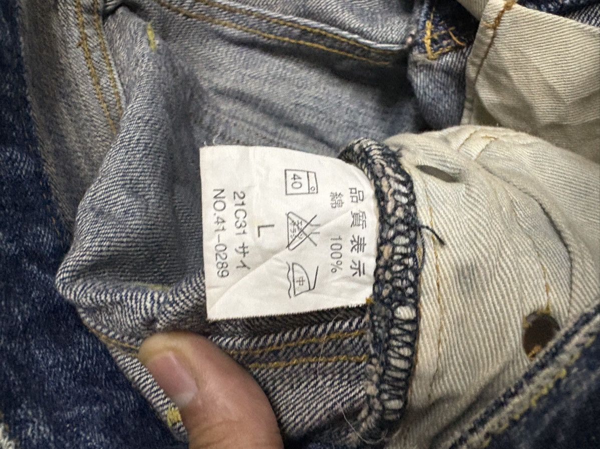 Johnbull JOHNBULL COMPANY Multi Pocket Wash Unique Two Tone Jeans Size US 32 / EU 48 - 9 Thumbnail