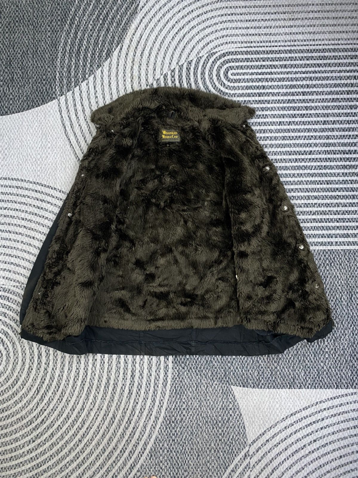 Wrangler Vintage Wrangler Faded Sherpa Fur Lined Ranch Button Coat Size US M / EU 48-50 / 2 - 7 Thumbnail