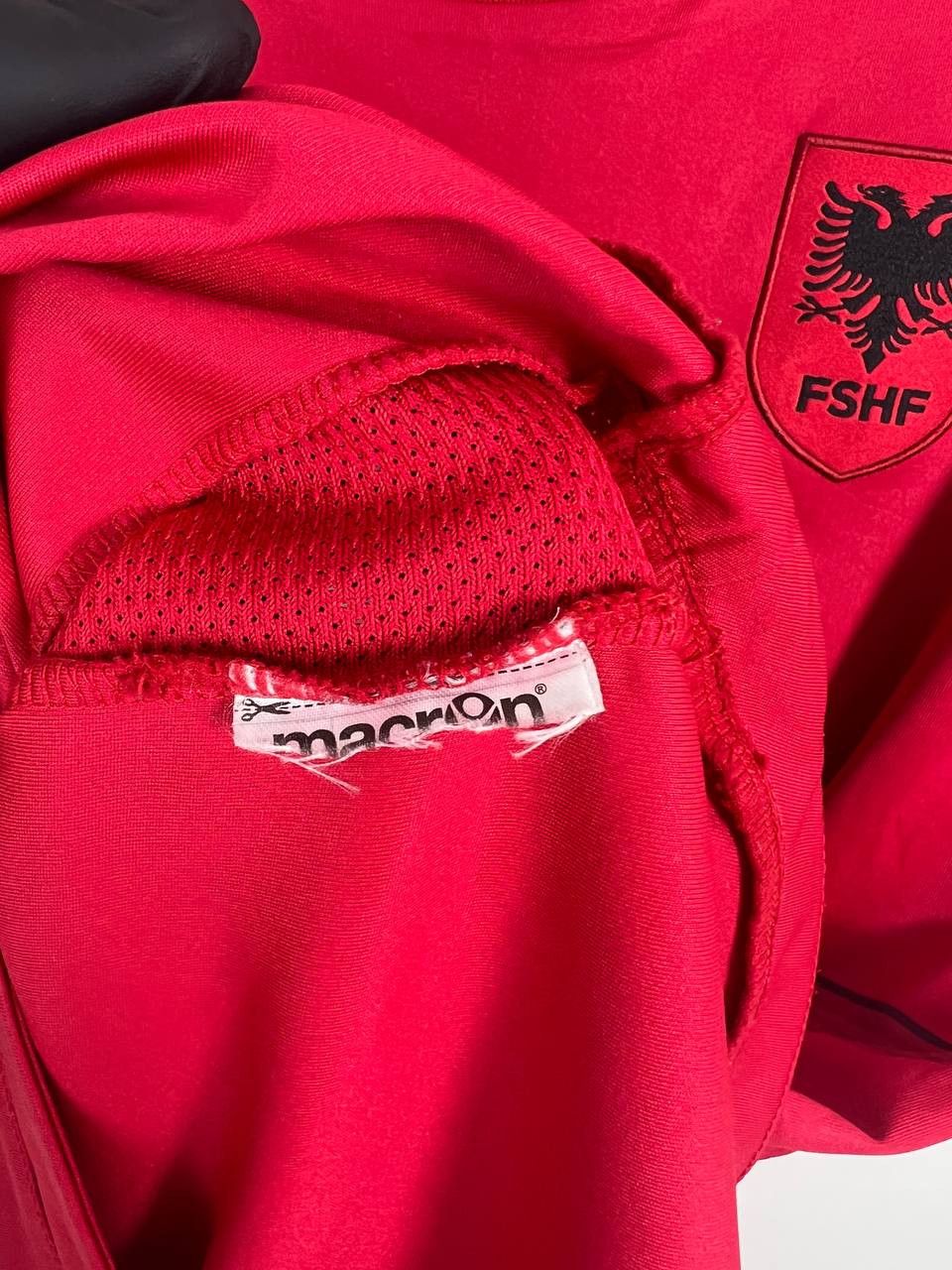 Gear for Sports Albania 2016 2017 Home Shirt Jersey Macron #11 Florent Sz L Size US L / EU 52-54 / 3 - 5 Thumbnail