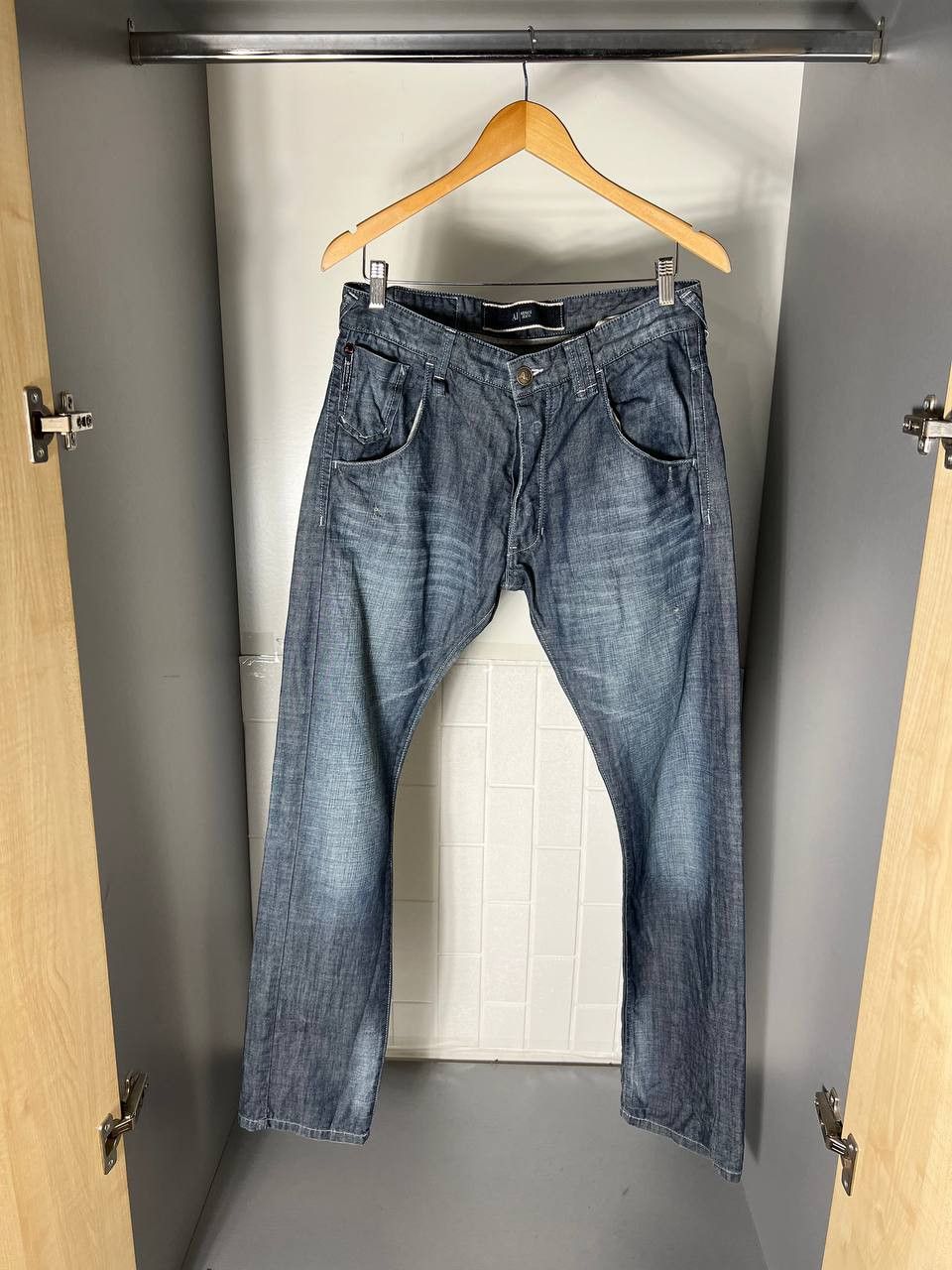 Armani VINTAGE ARMANI JEANS RETRO ITALIAN DESIGNER JEANS Y2K 90s Size US 32 / EU 48 - 7 Thumbnail
