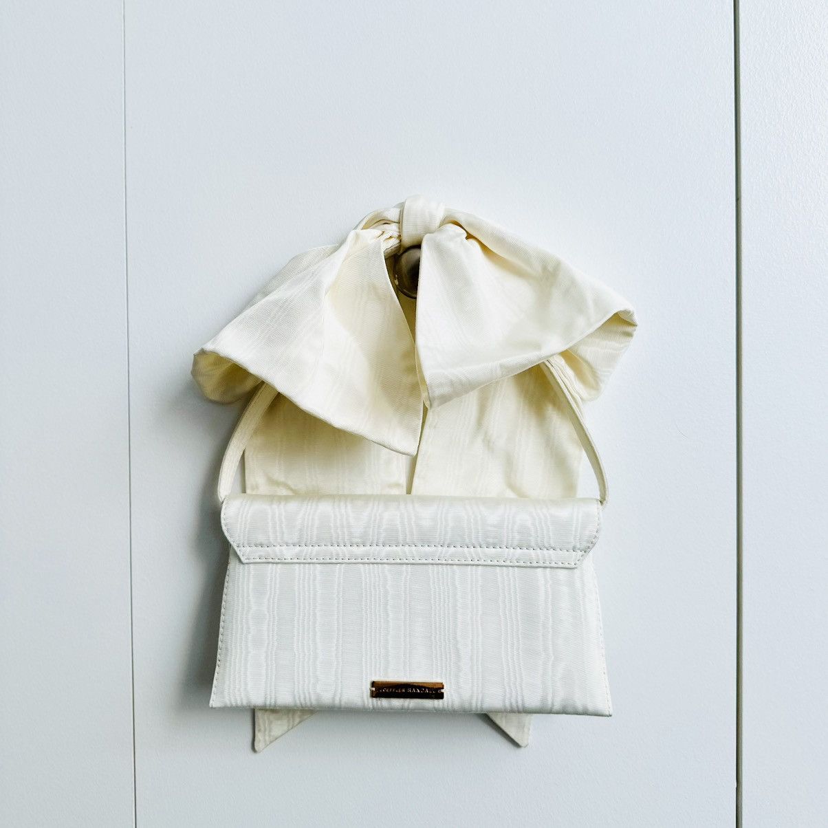 Loeffler Randall Loeffler Randall Ramona Bow Moiré Shoulder Bag NEW Size ONE SIZE - 11 Thumbnail