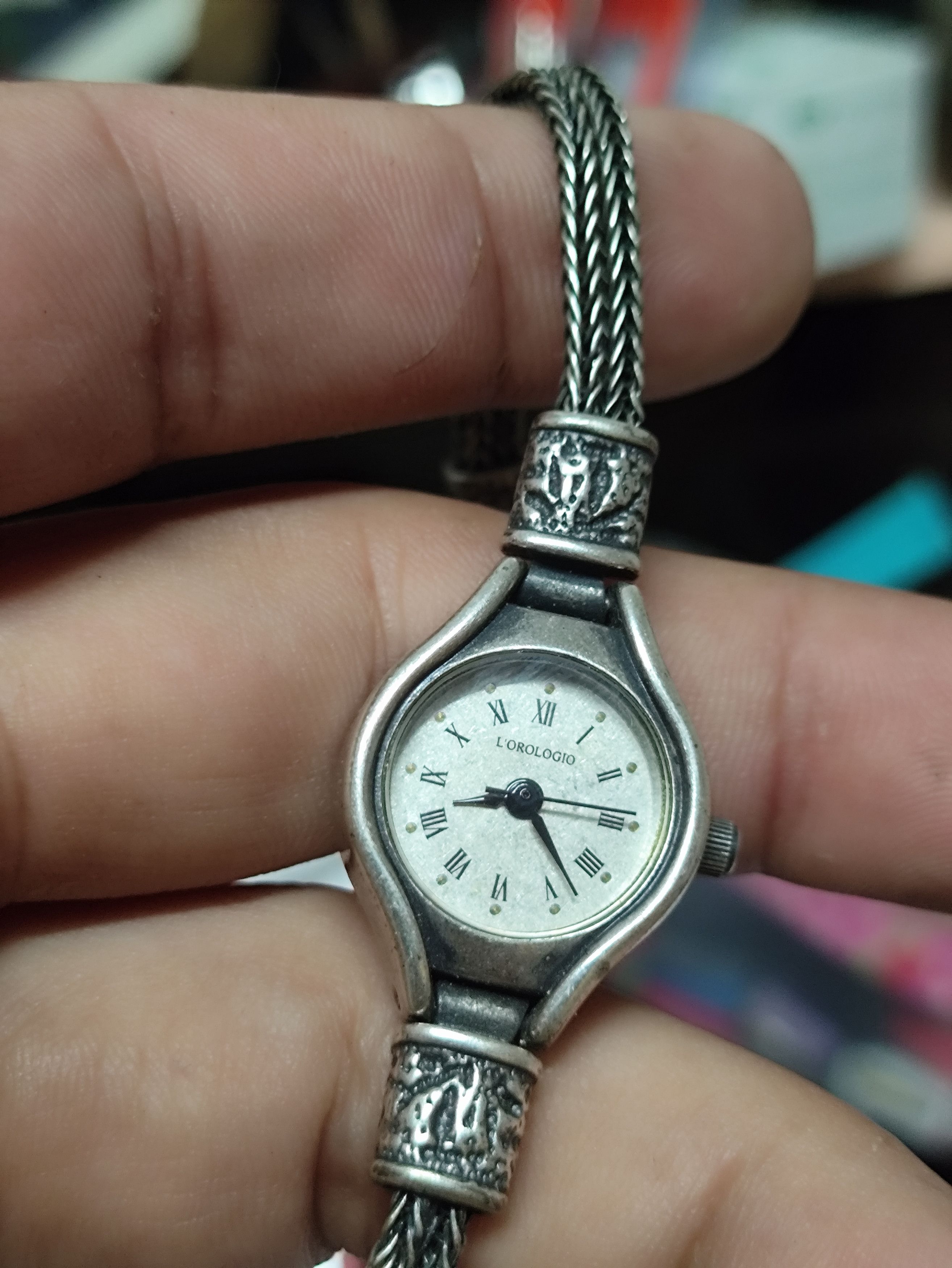 Japanese Brand L'OROLOGIO VINTAGE BRACELET WATCH JAPAN PARTS Size ONE SIZE - 3 Thumbnail