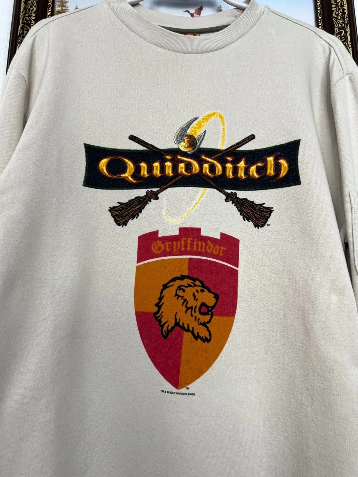 Vintage Vintage 2000's Harry Potter Quidditch Sweatshirt Crewneck Size US L / EU 52-54 / 3 - 3 Thumbnail