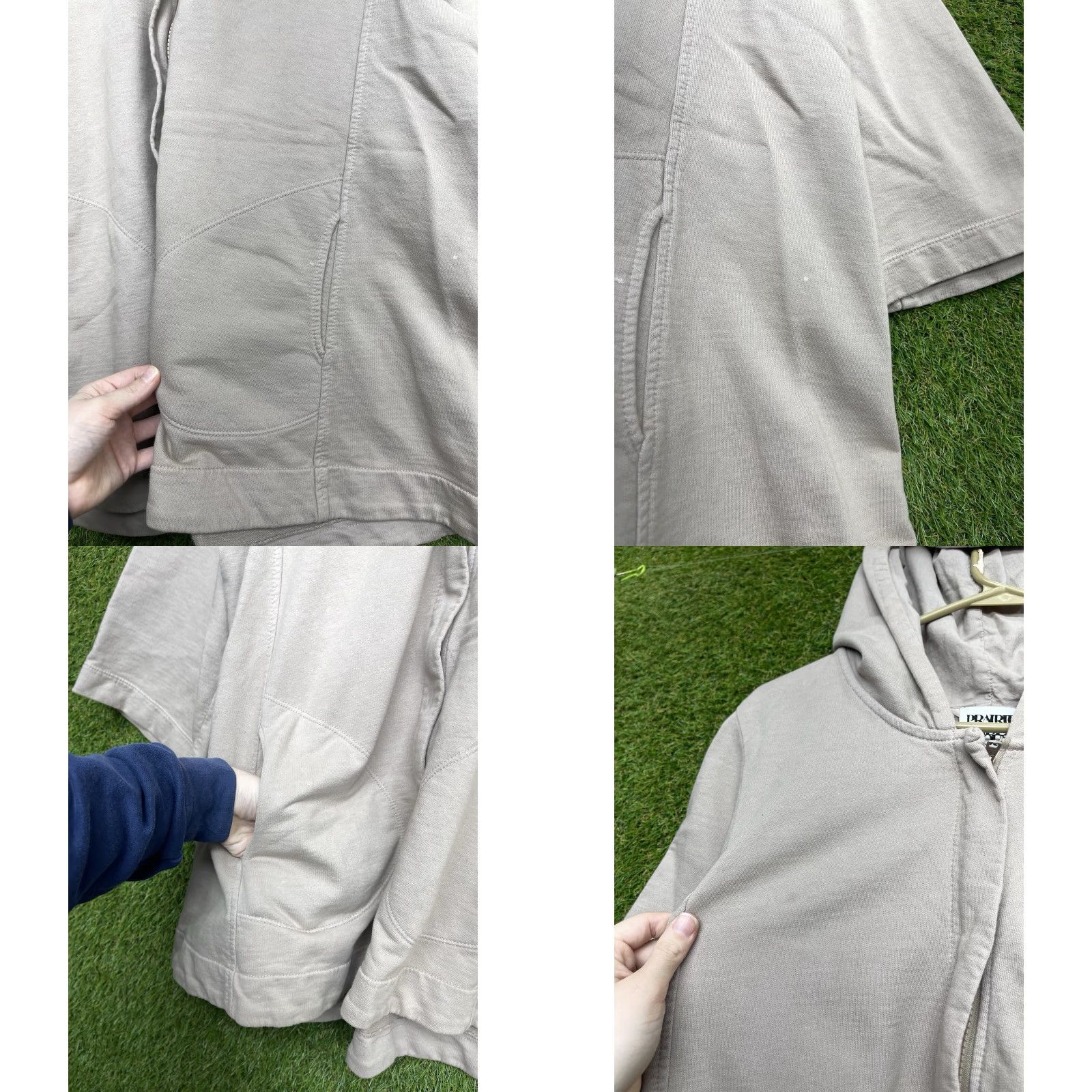 Vintage VINTAGE Prairie Underground Cloak Hoodie Jacket Womens Large Zip Up Grunge Goth Hippie Size L / US 10 / IT 46 - 8 Thumbnail