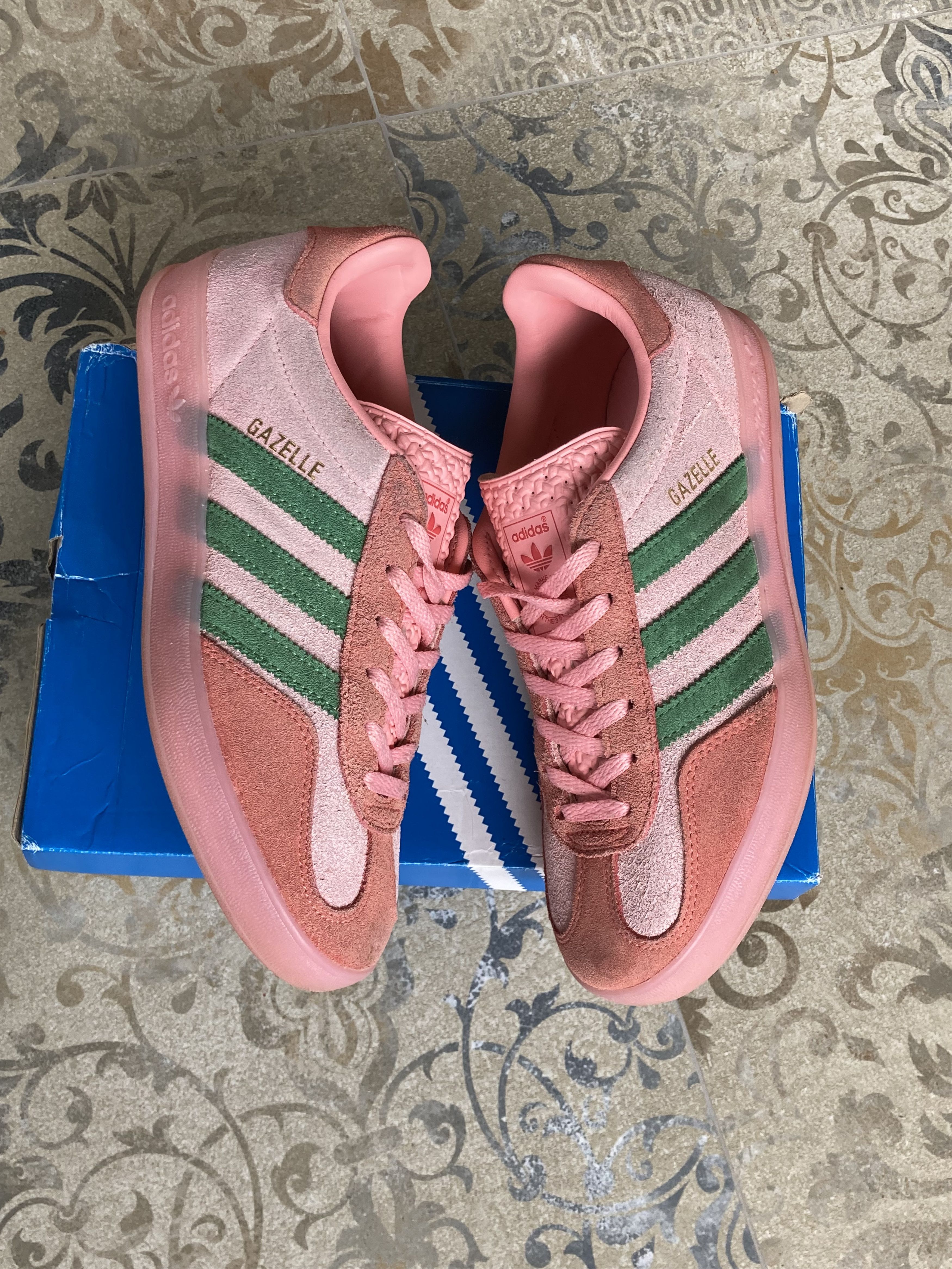 adidas gazelle silver green womens adidas Originals Gazelle Shoes Preloved Ink