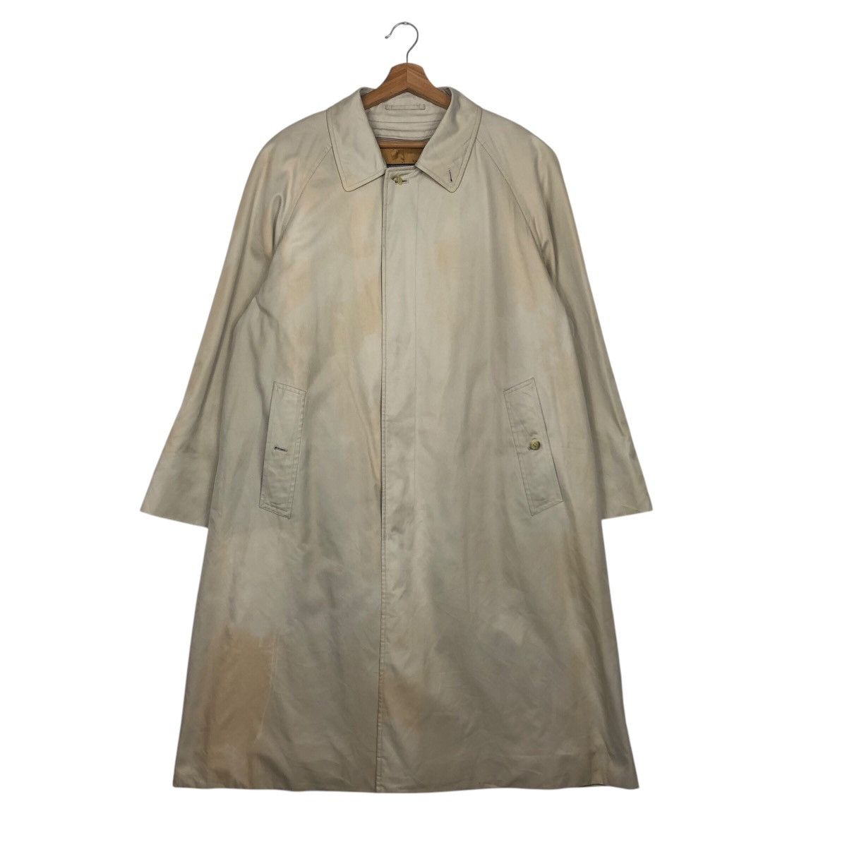 Burberry 📌Vintage Long Jacket Burberrys Nova Check Blanket Lining Size US M / EU 48-50 / 2 - 2 Thumbnail