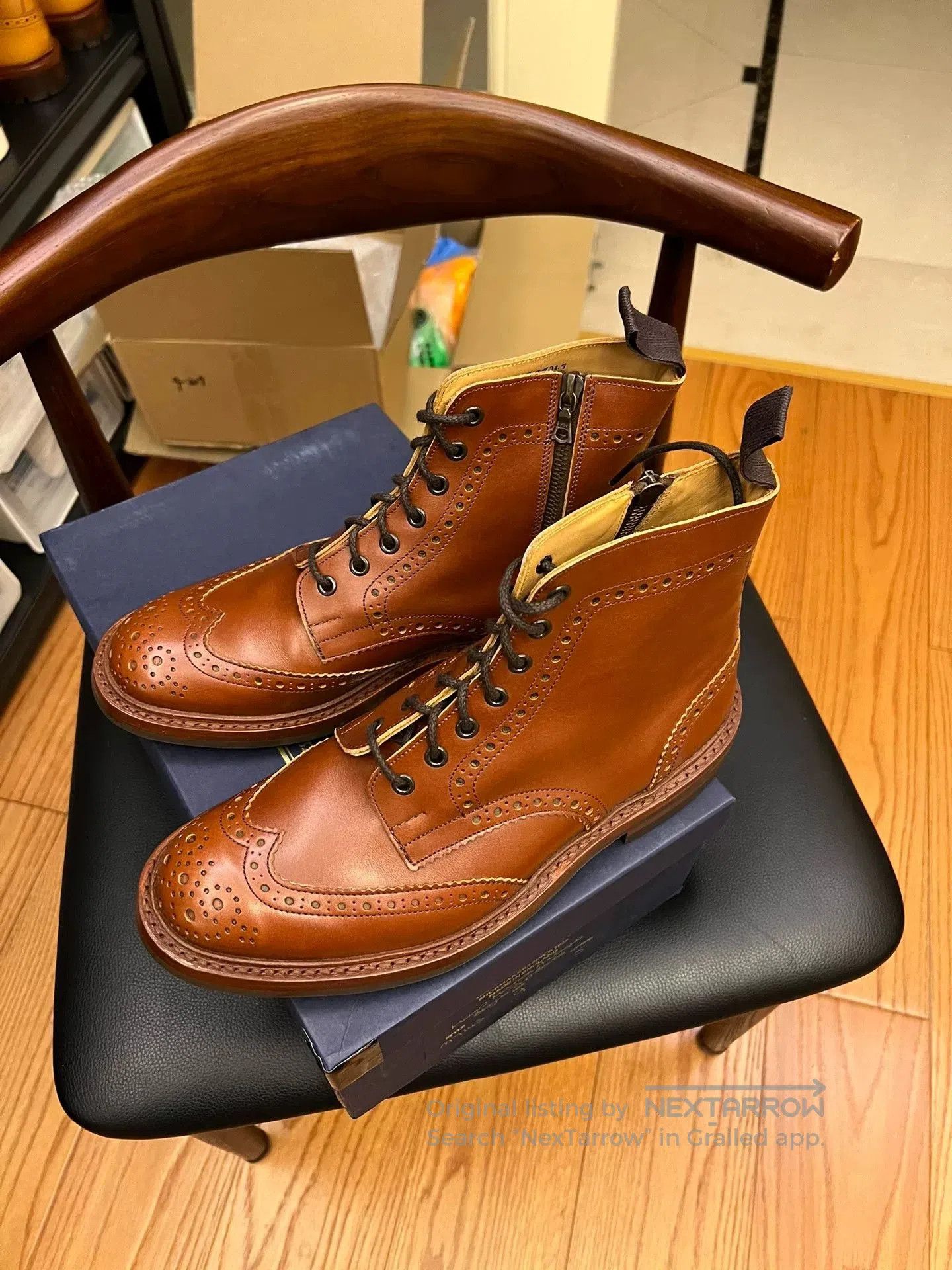 Tricker's Tricker's Stow Marron Sophnet Collab Boots. Size US 10.5 / EU 43-44 - 3 Thumbnail
